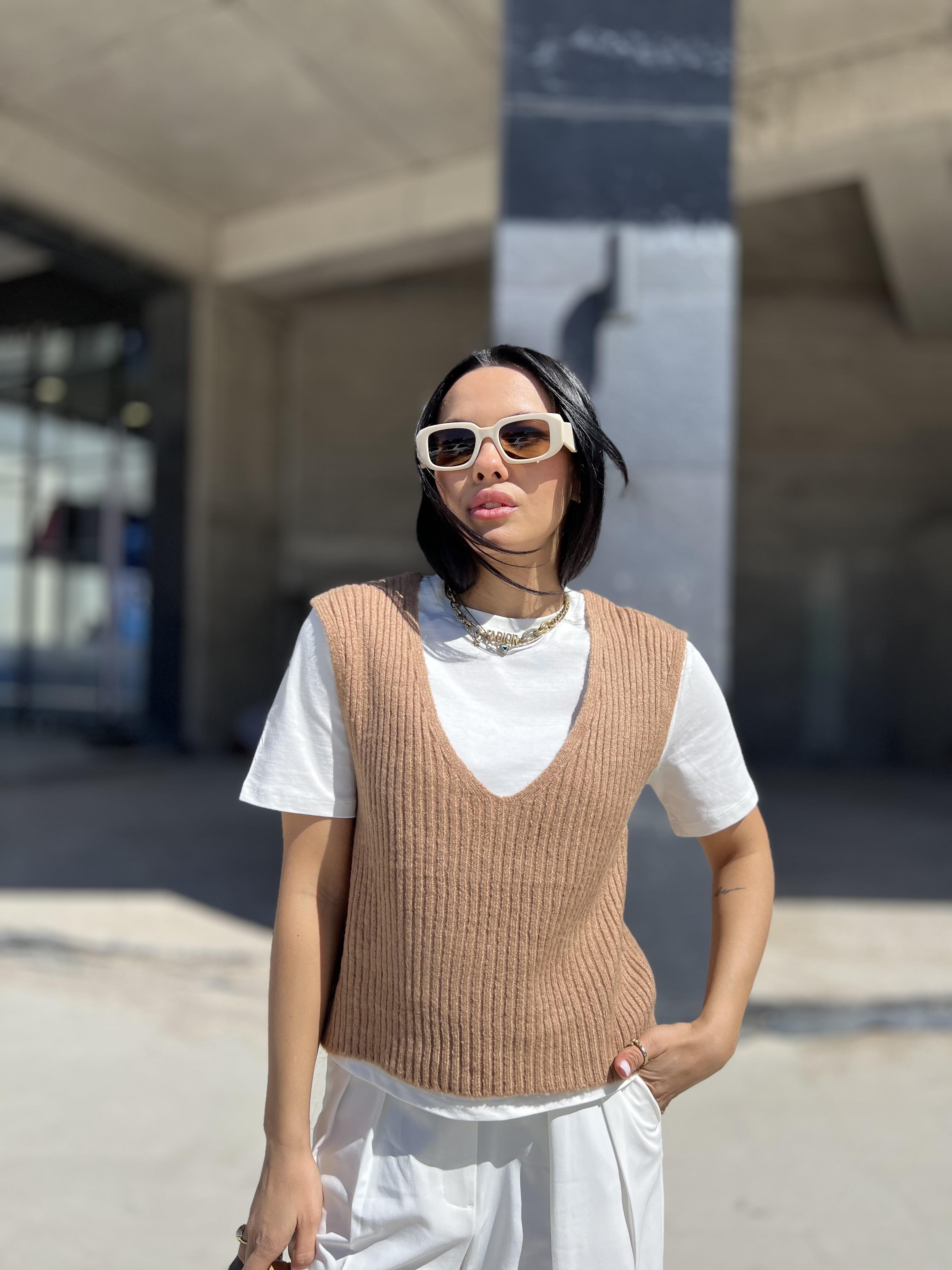 2908 SUVETER DETAYLI TSHIRT