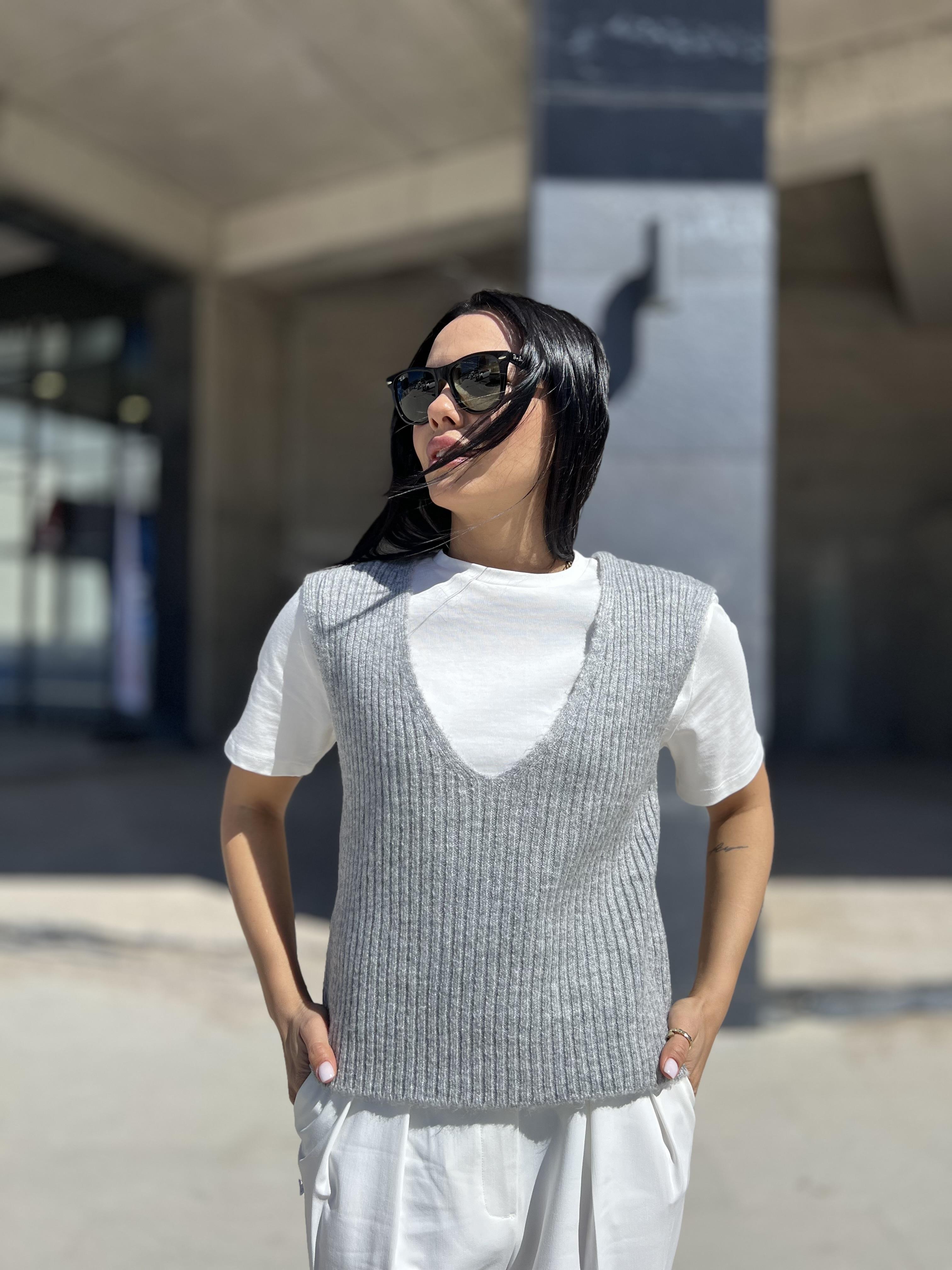 2908 SUVETER DETAYLI TSHIRT