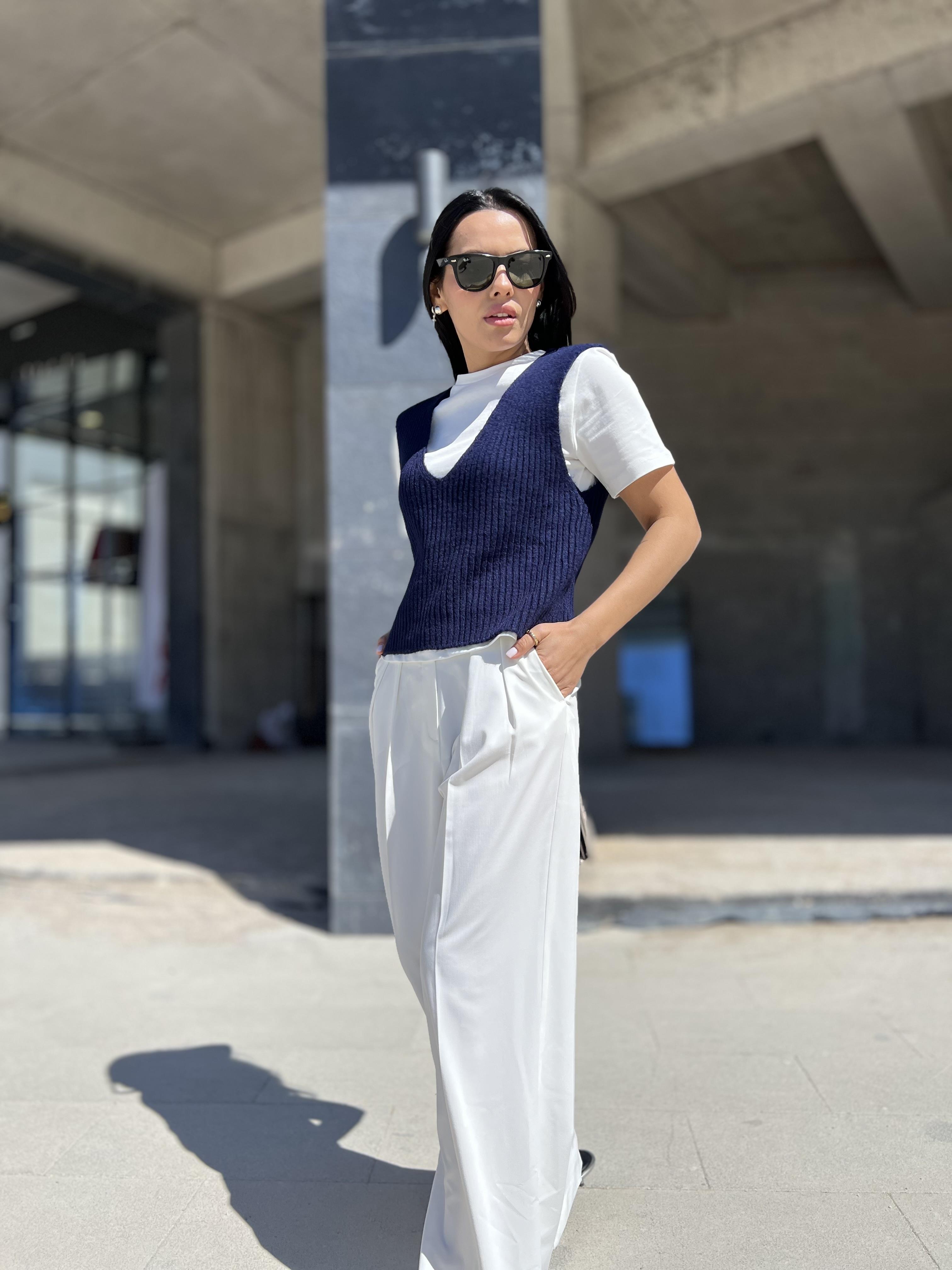 2908 SUVETER DETAYLI TSHIRT