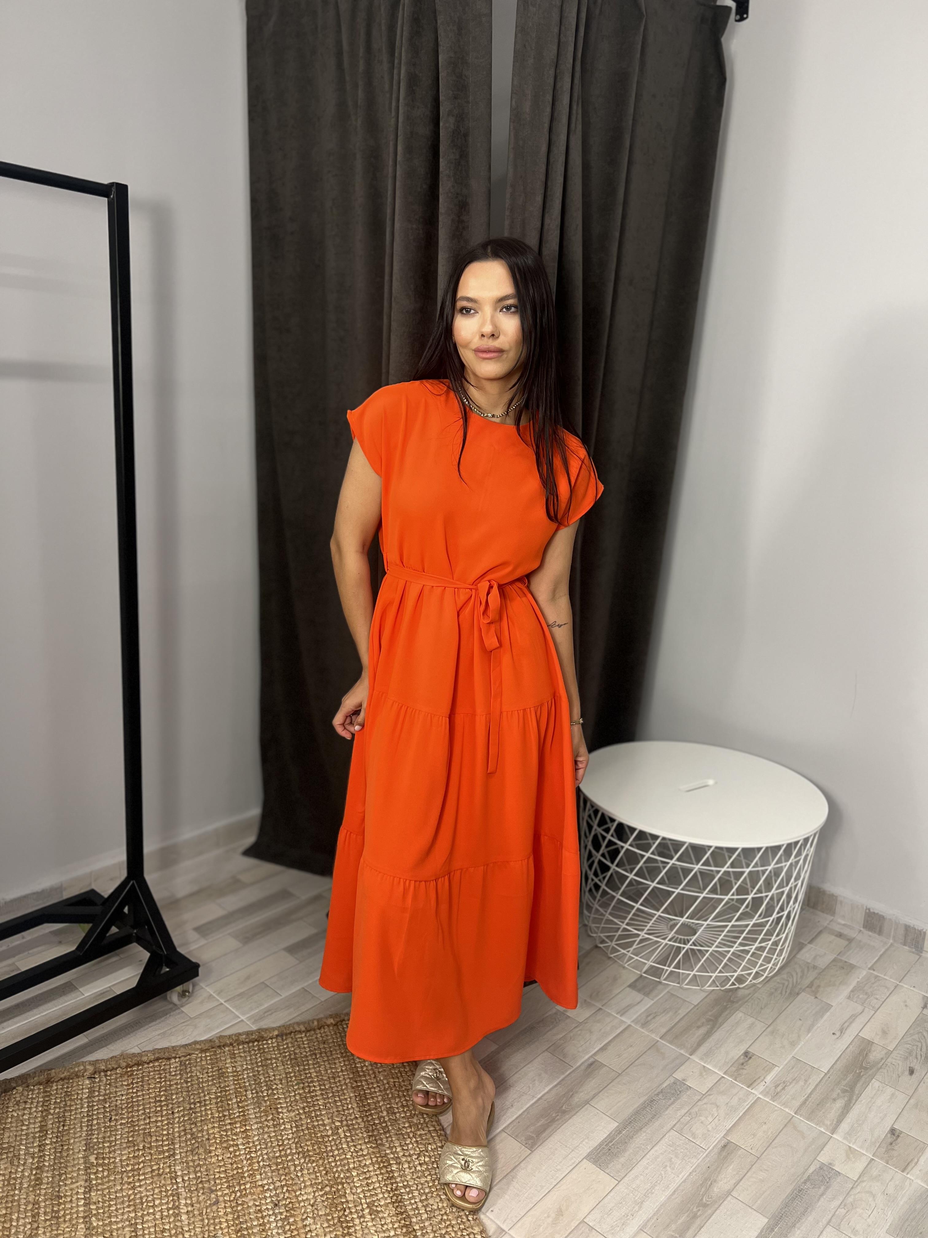 2955 SIFIR YAKA KOLSUZ ELBISE