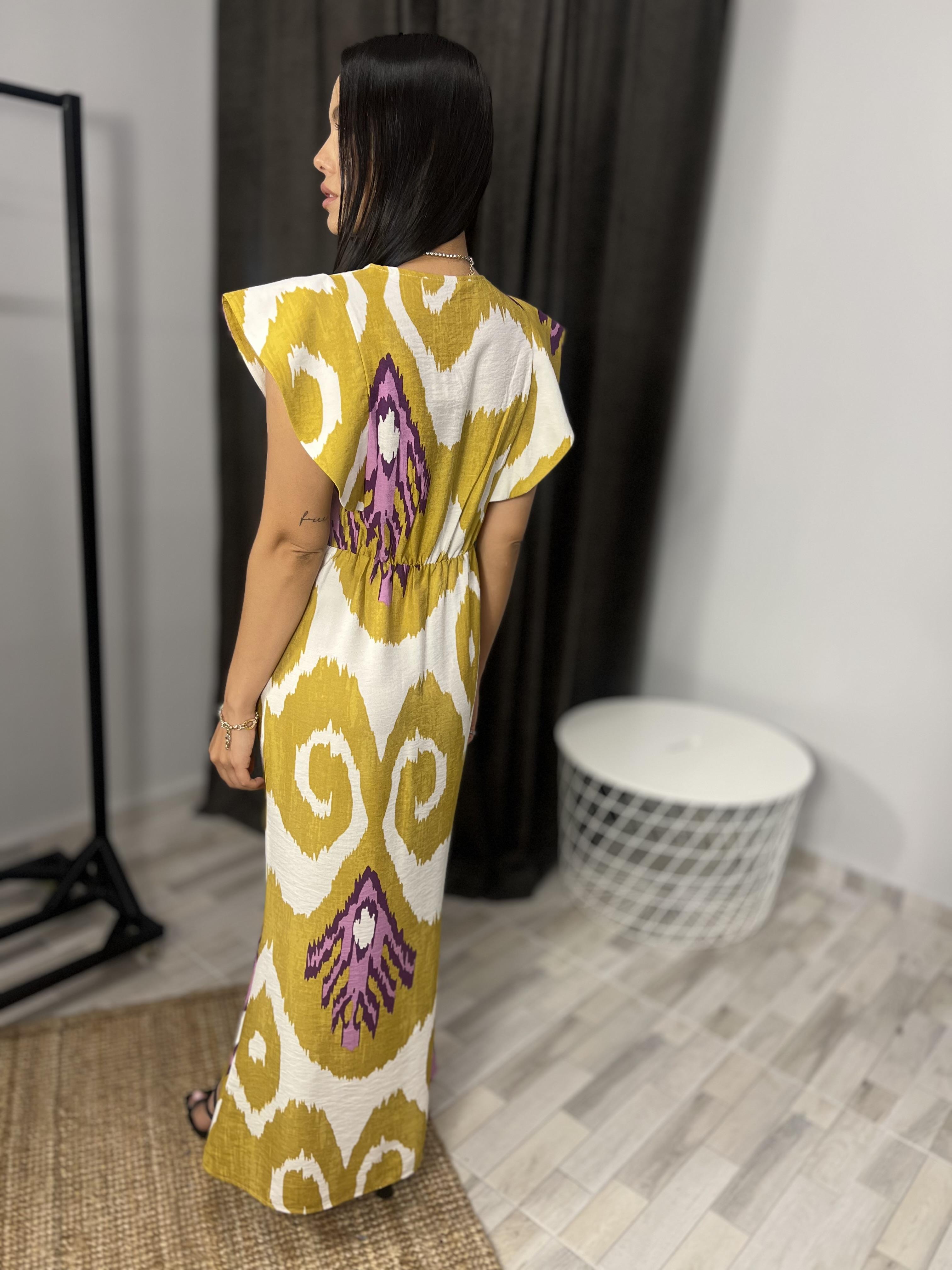 2956 FIRFIR DETAYLI ELBISE