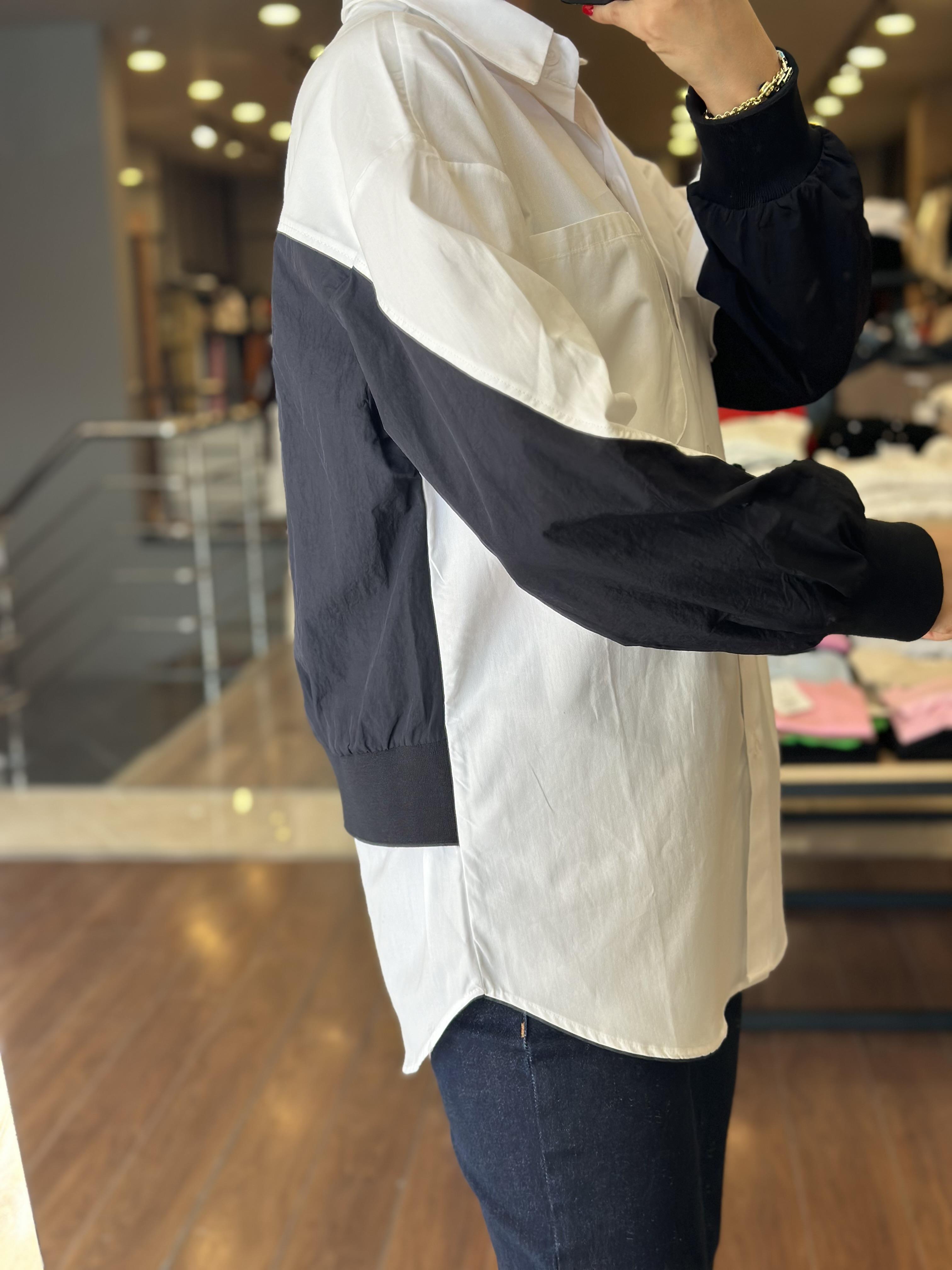 2971 COLOUR BLOCK MIXLI GOMLEK