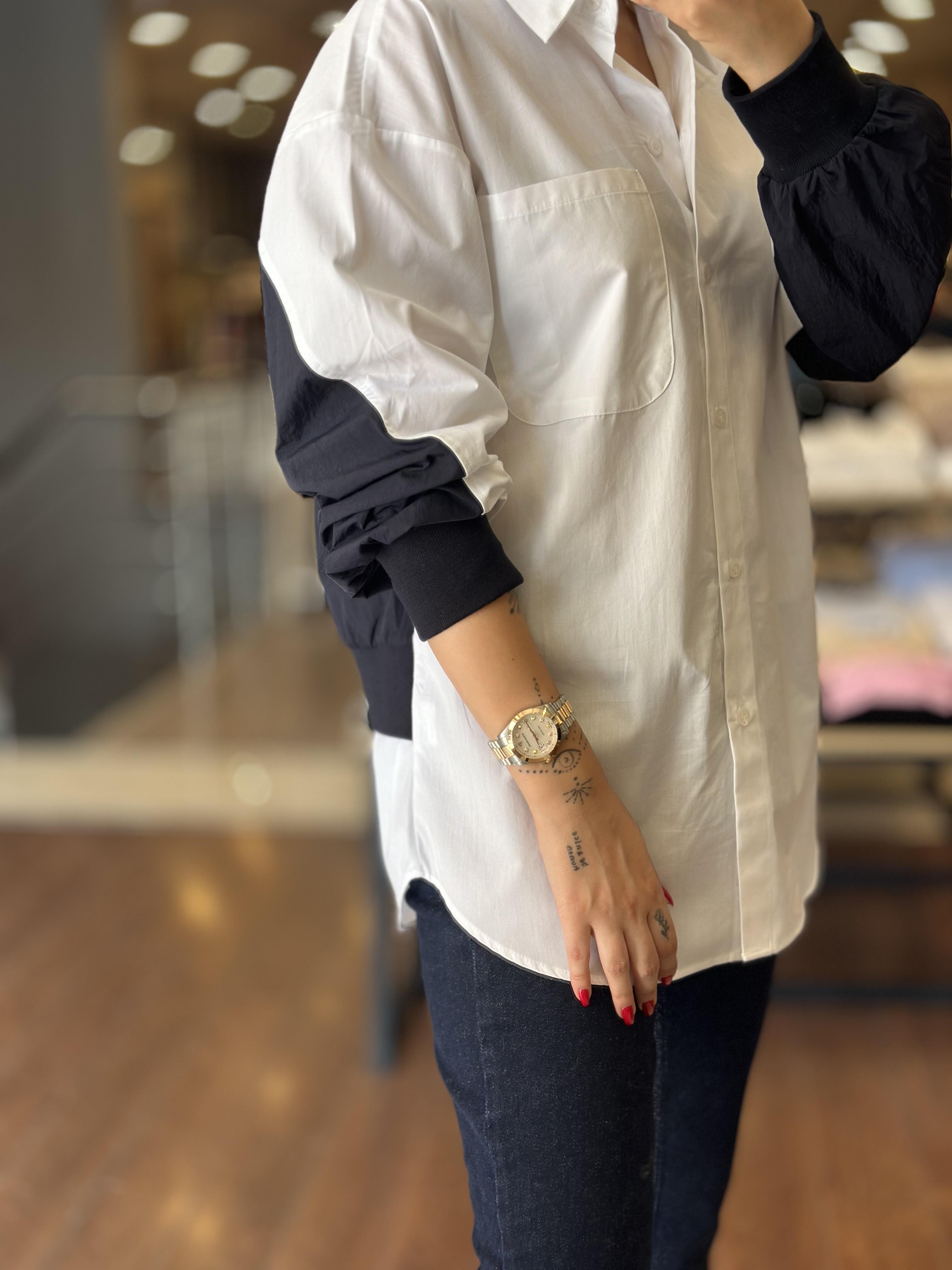 2971 COLOUR BLOCK MIXLI GOMLEK