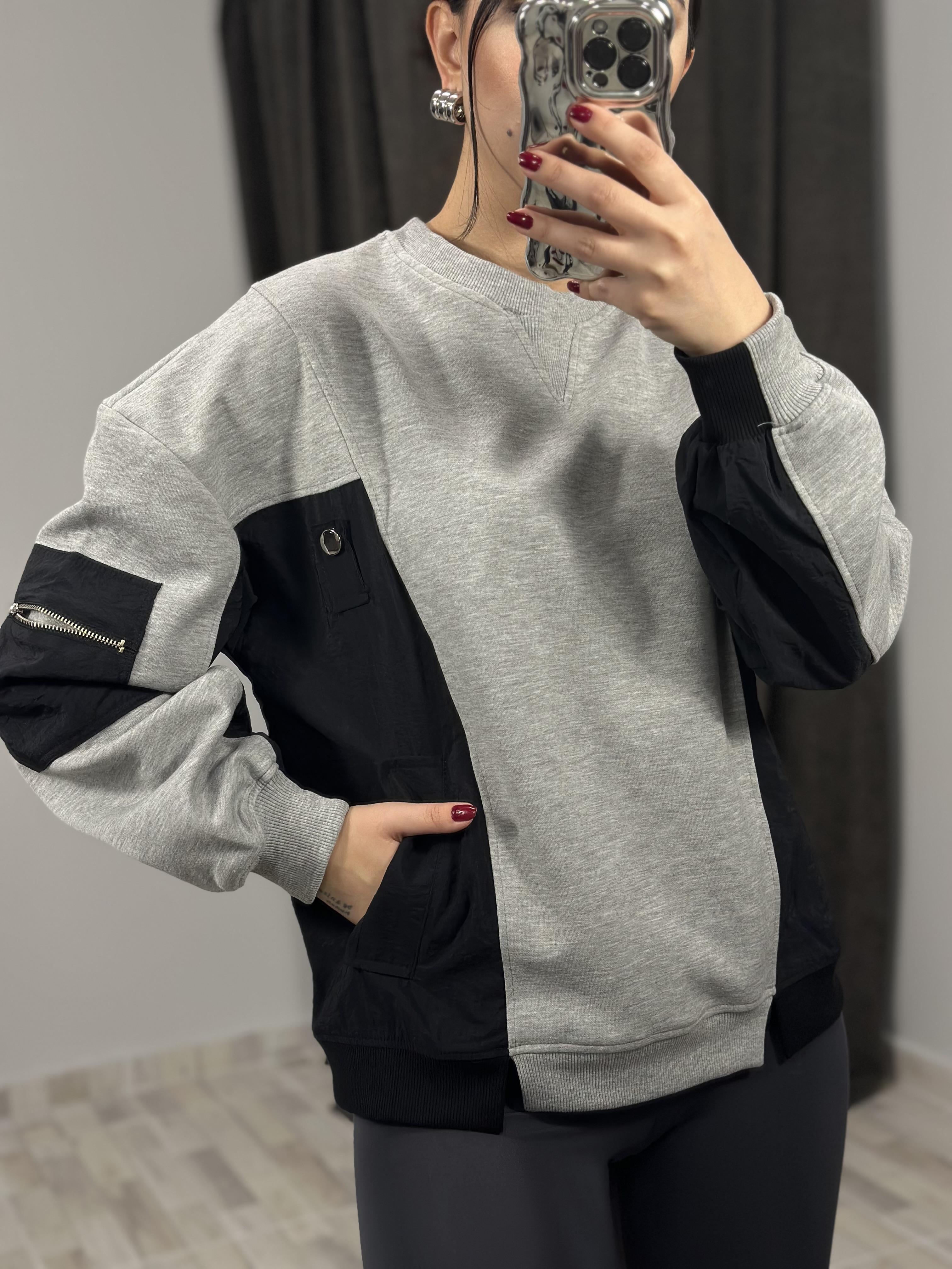 2984 TEKNIK KUMAS MIX INTERLOCK SWEAT