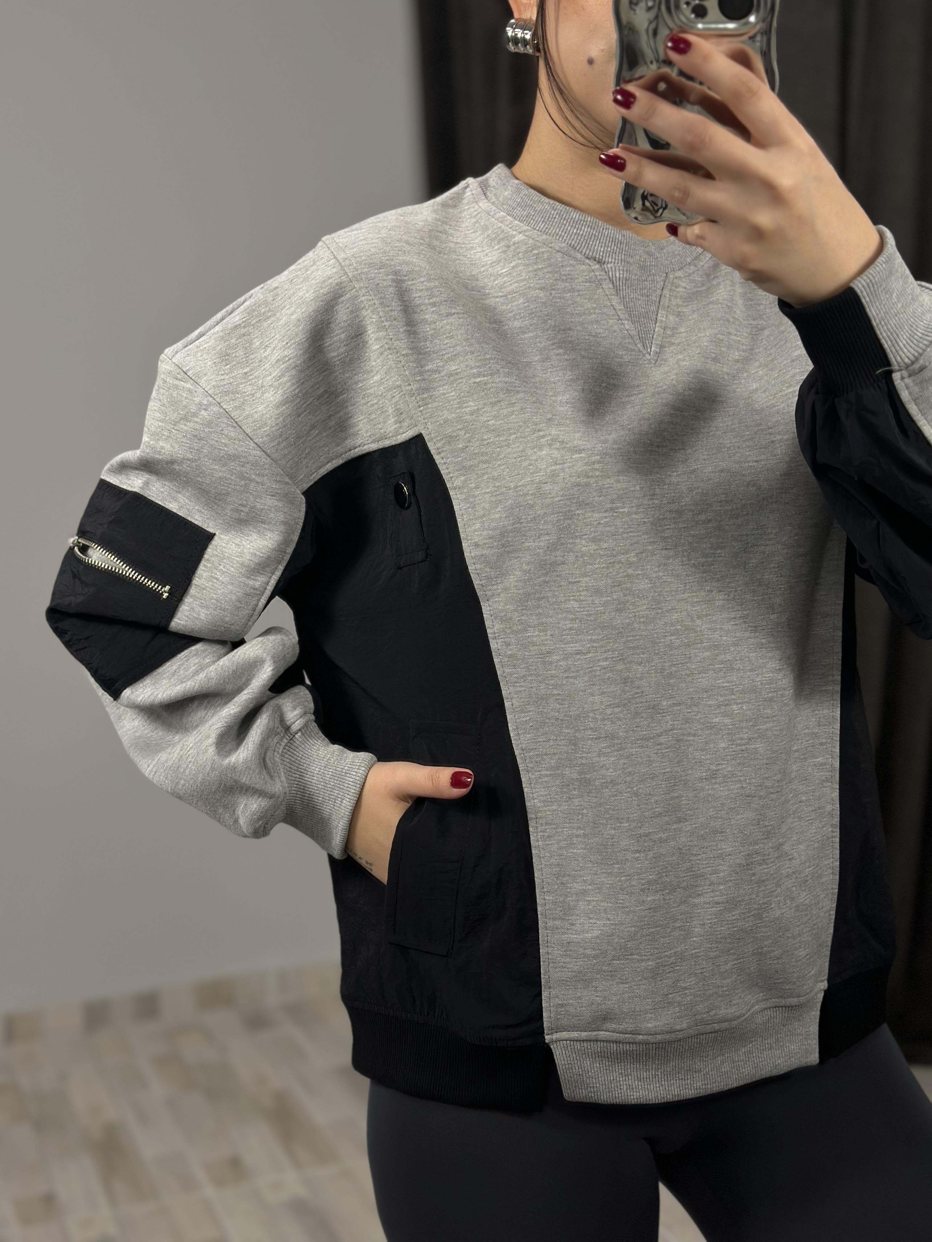 2984 TEKNIK KUMAS MIX INTERLOCK SWEAT
