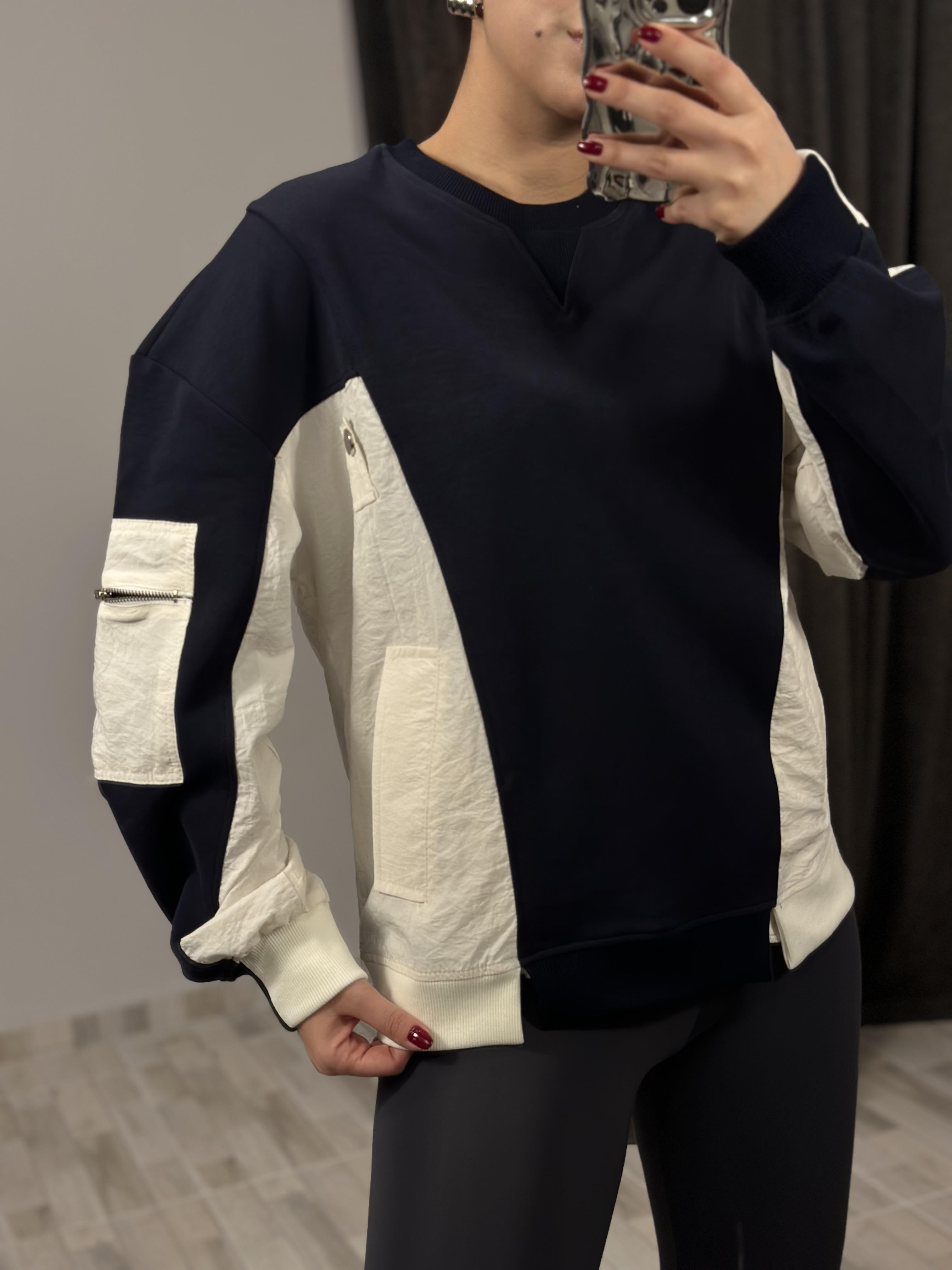 2984 TEKNIK KUMAS MIX INTERLOCK SWEAT