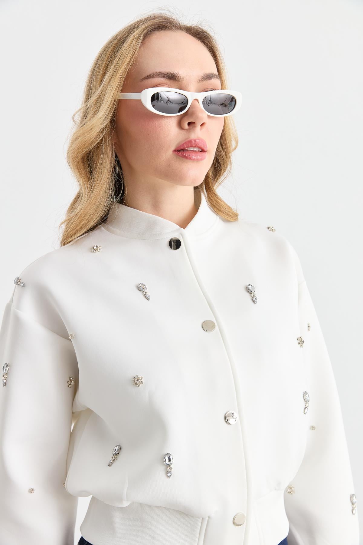 3018 TAS ISLEMELI NEOPREN BOMBER