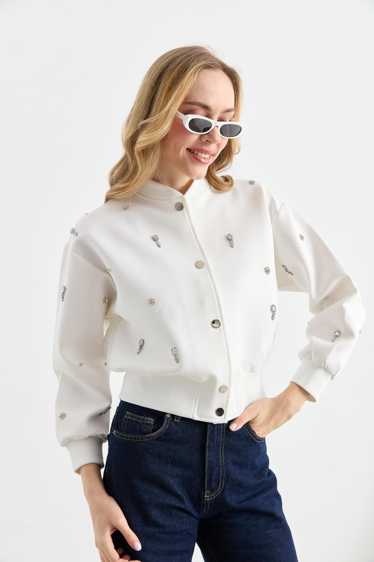 3018 TAS ISLEMELI NEOPREN BOMBER
