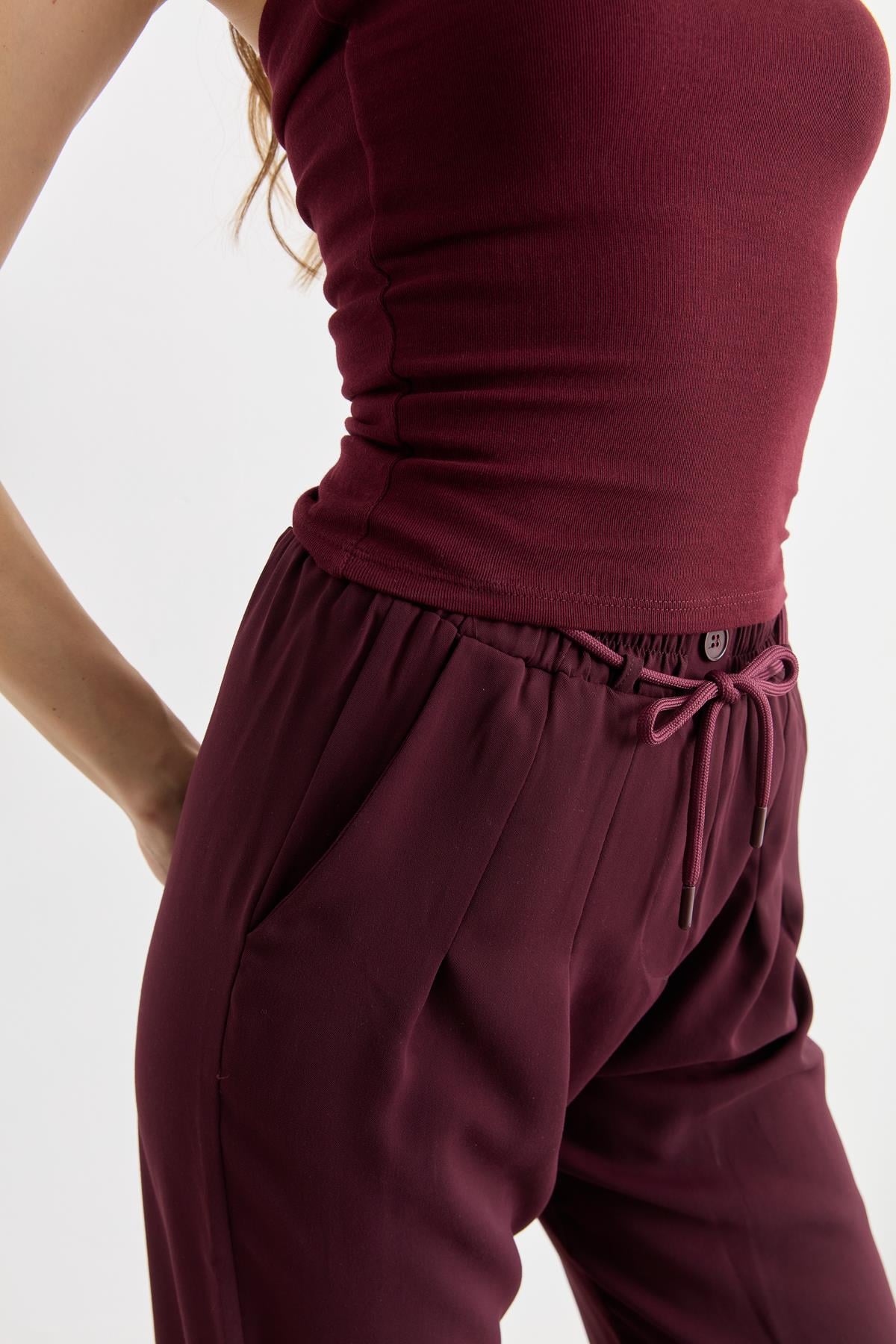 3031 LINDA TWILL PALAZZO PANTOLON