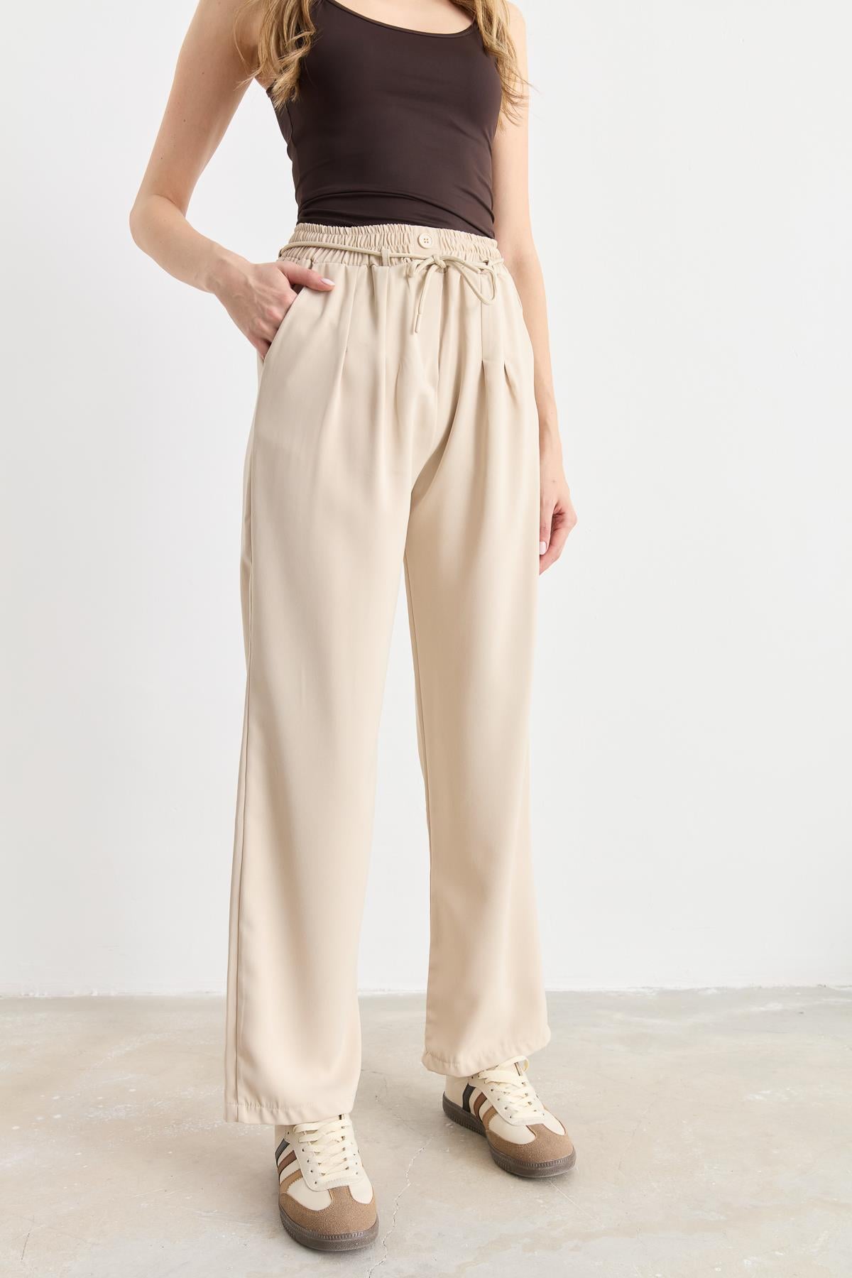 3031 LINDA TWILL PALAZZO PANTOLON