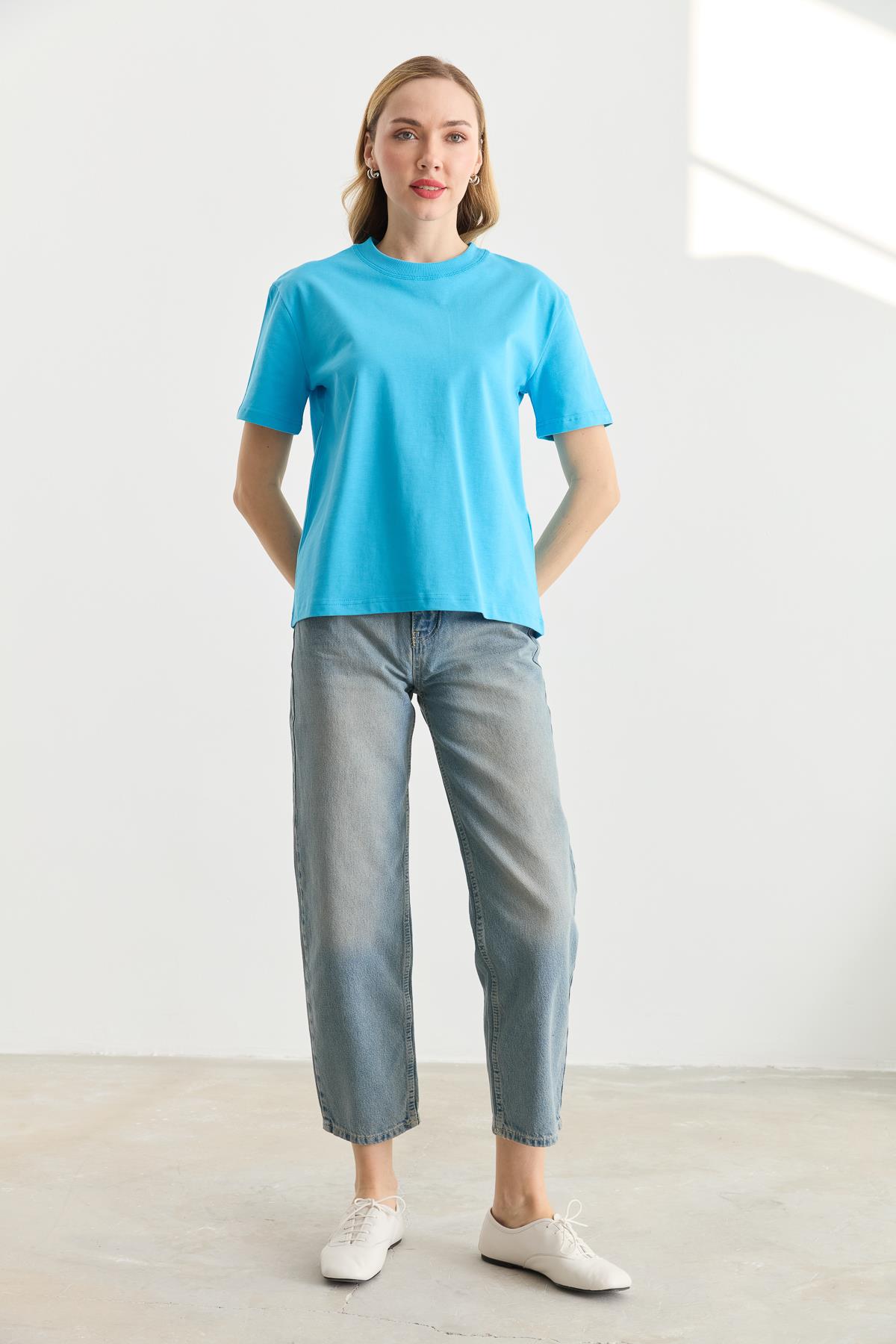 30312 DEKORATIF DIKISLI TSHIRT