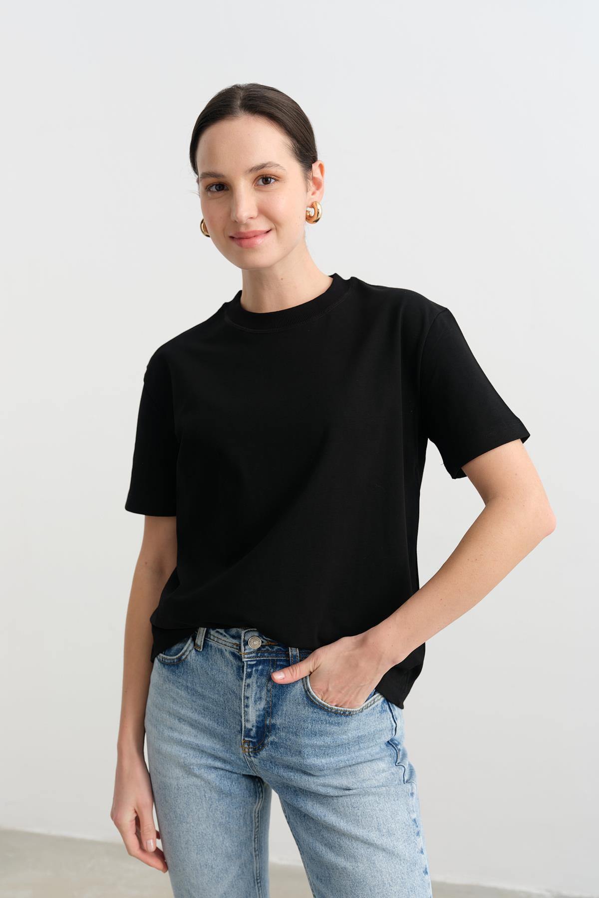 30312 DEKORATIF DIKISLI TSHIRT