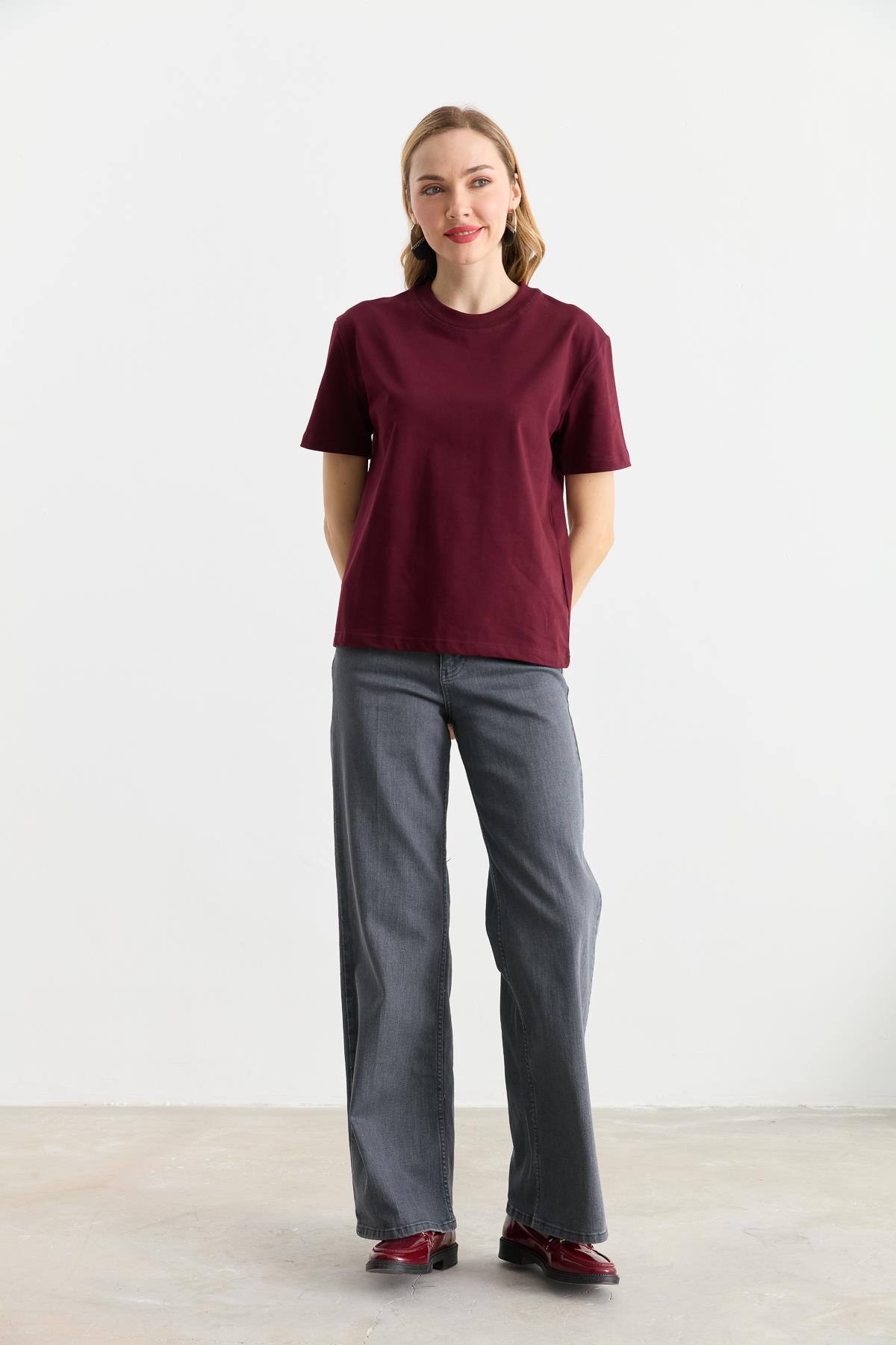 30312 DEKORATIF DIKISLI TSHIRT