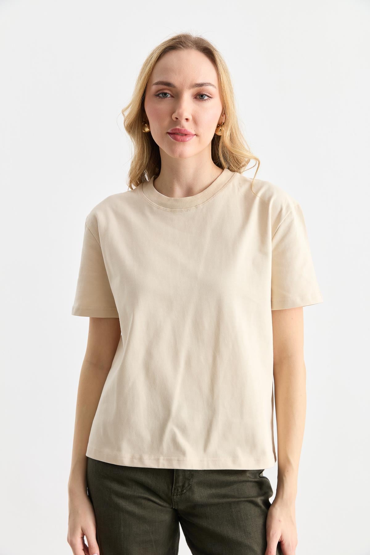 30312 DEKORATIF DIKISLI TSHIRT