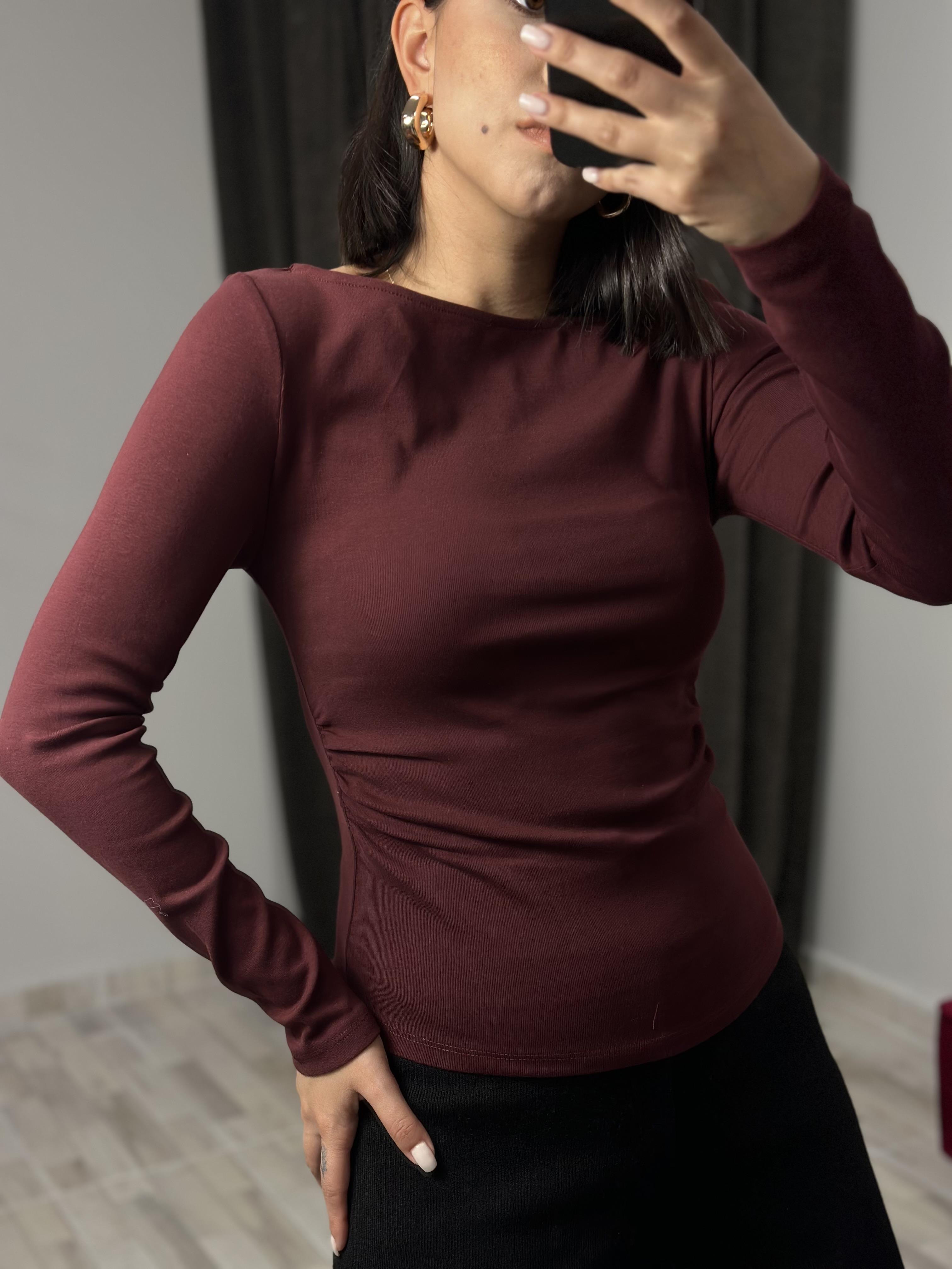 31401 BUZGULU KAYIK YAKA TOP