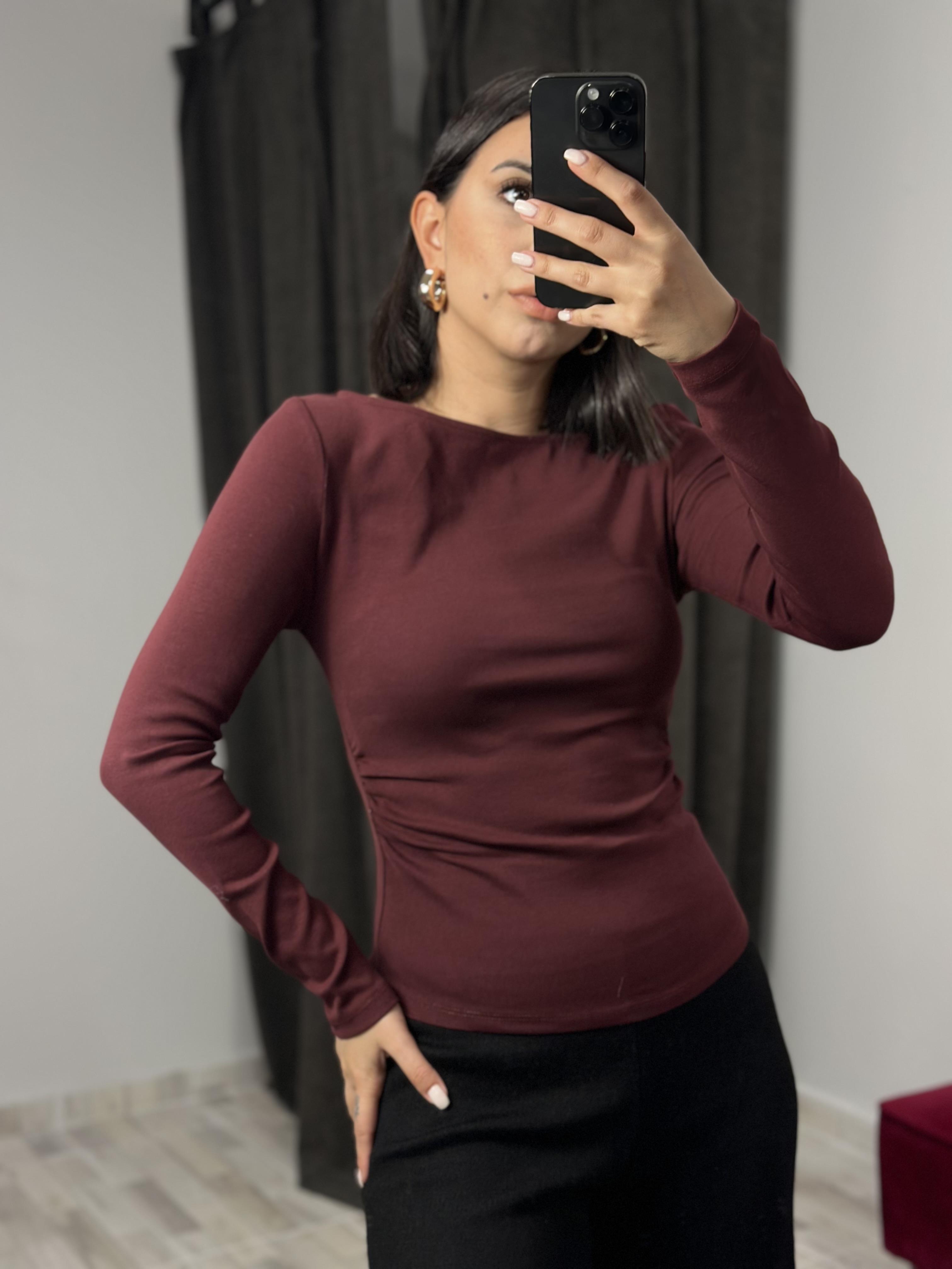 31401 BUZGULU KAYIK YAKA TOP
