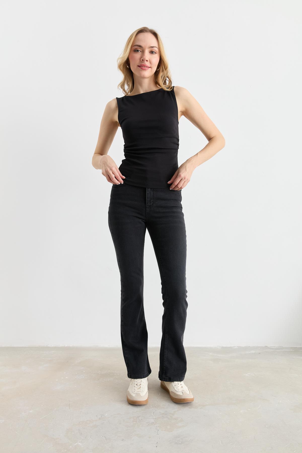 31589 BUZGULU KAYIK YAKA TOP