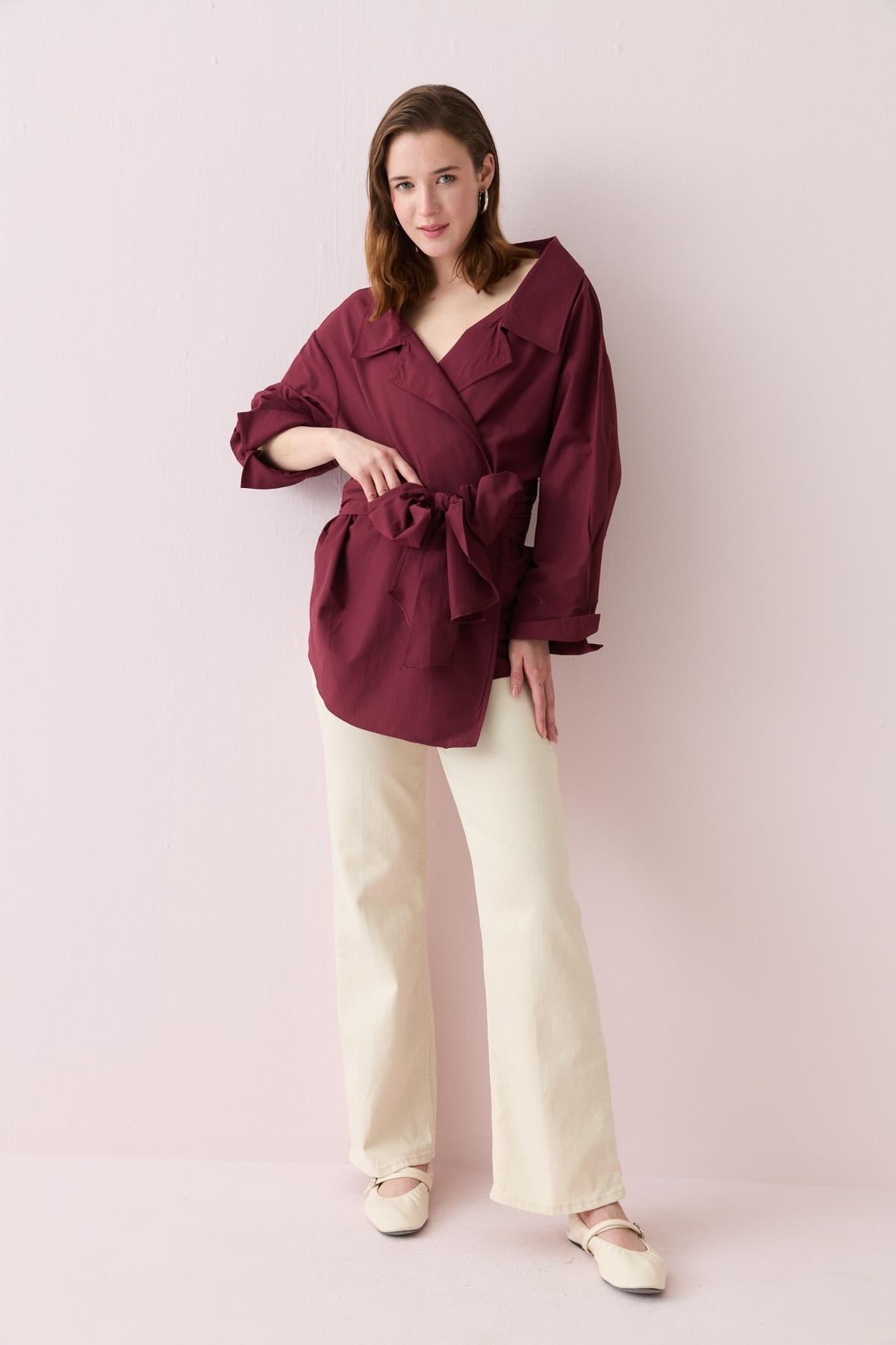 3165 ACIK YAKA GOMLEK