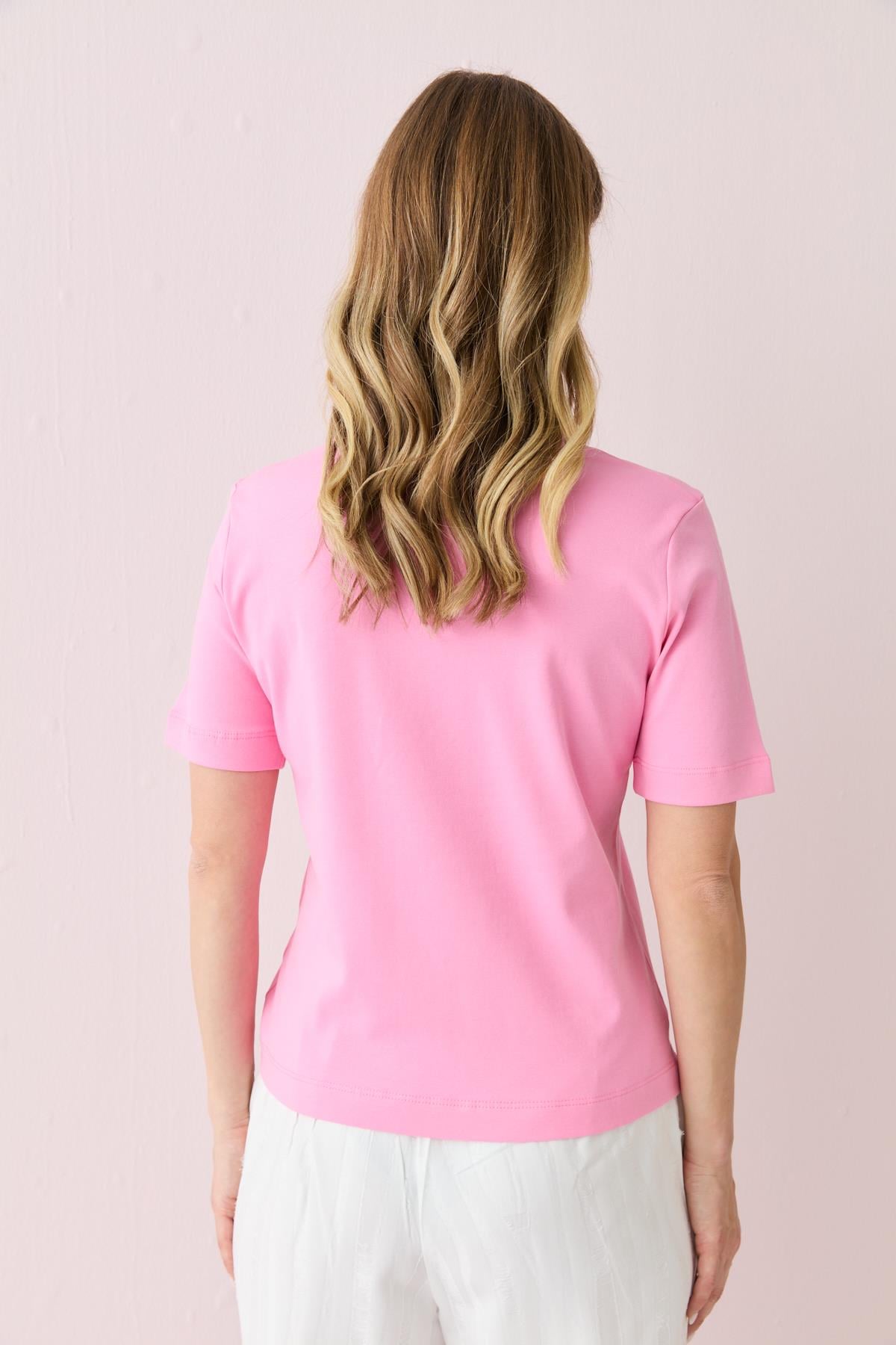 31840 V YAKA KISA KOLLU TSHIRT