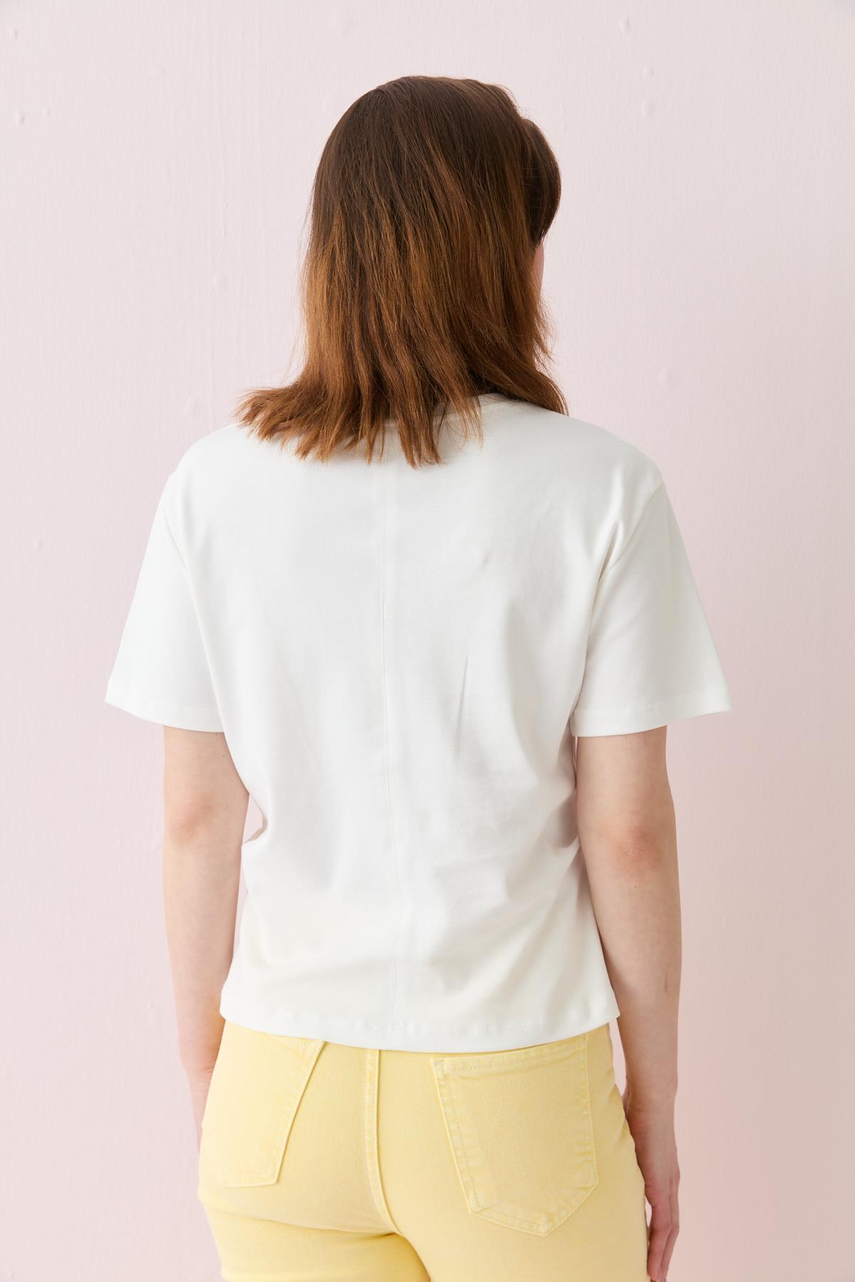 31874 YIRTMAC DETAYLI TSHIRT