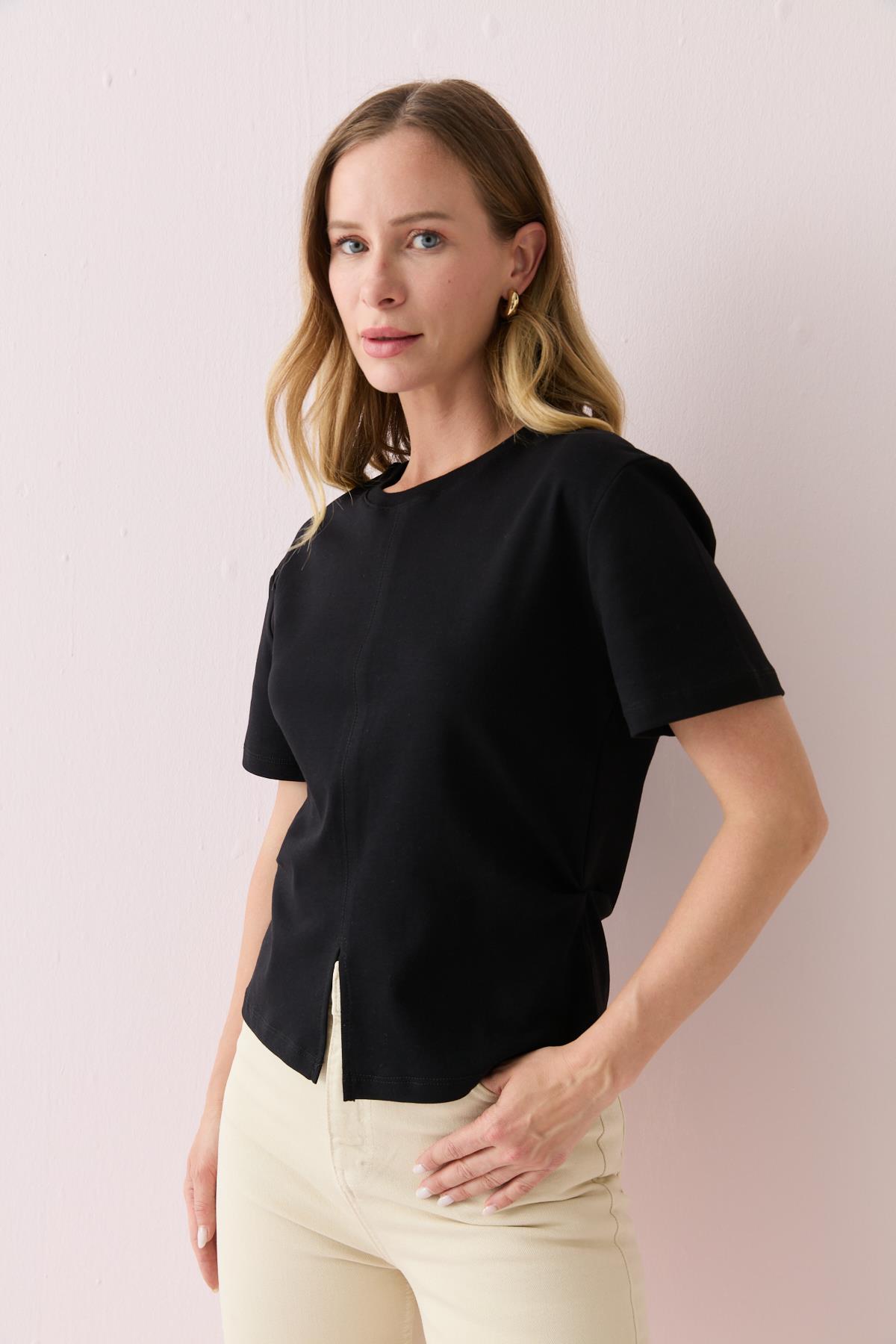 31874 YIRTMAC DETAYLI TSHIRT