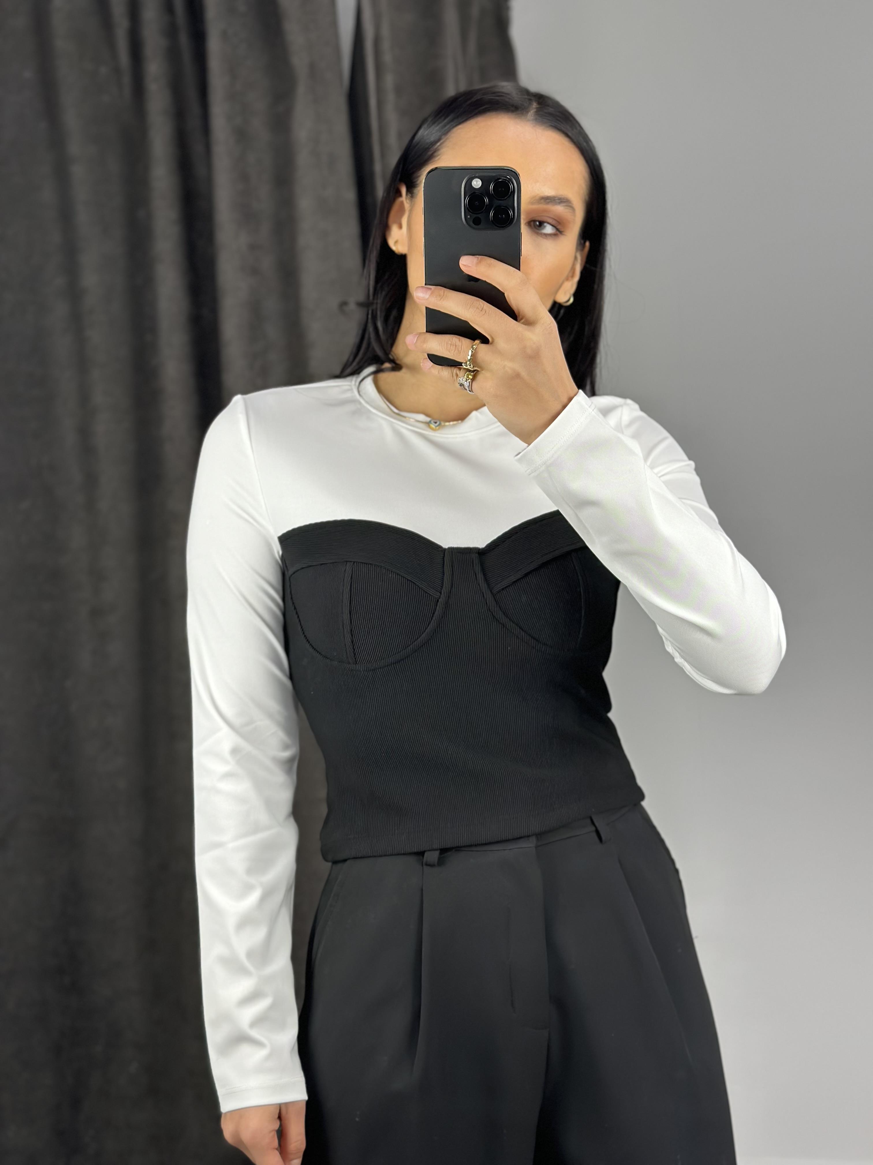 34070 BUSTIYER GORUNUMLU BLUZ