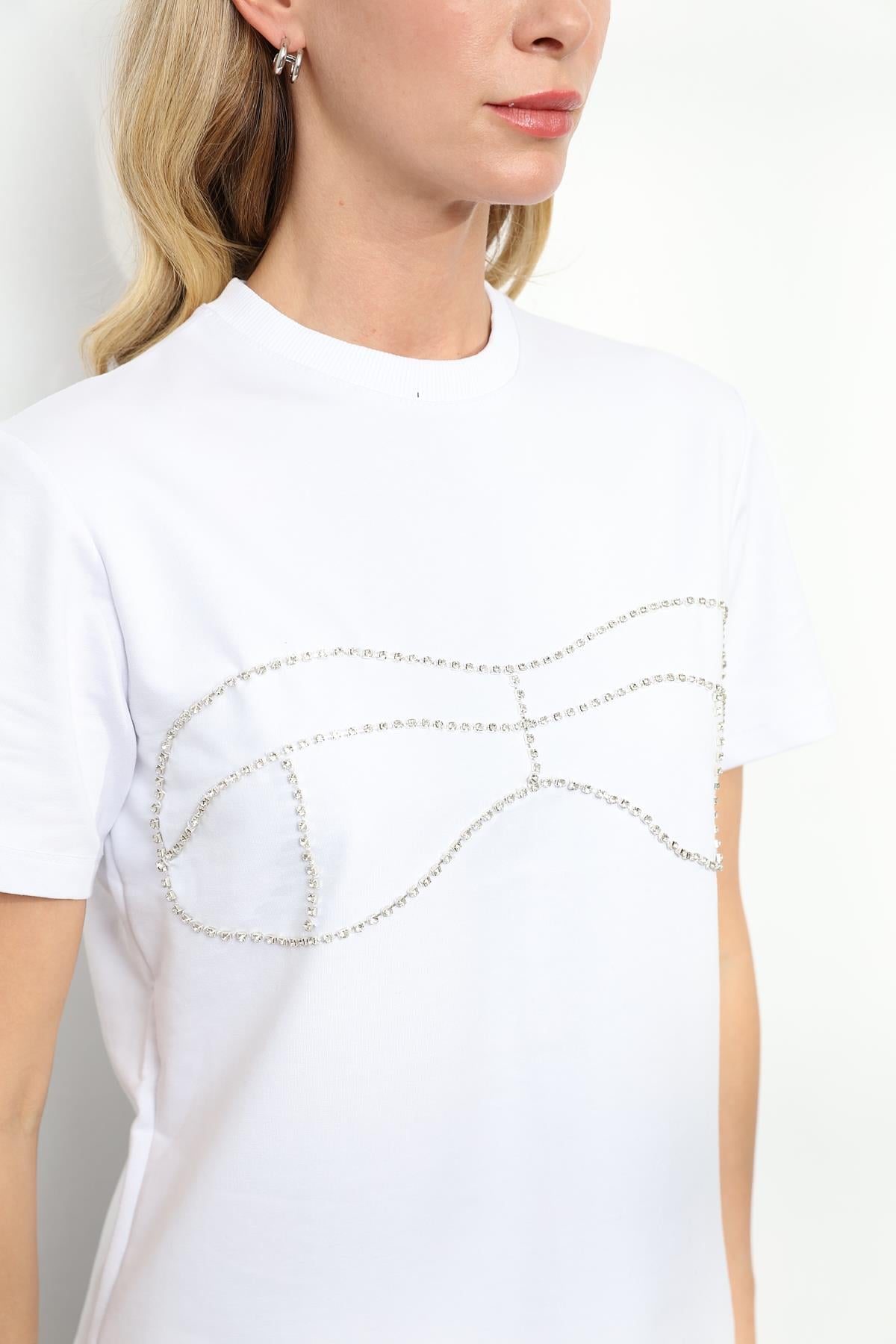 34127 ONU TASLI BASIC TSHIRT