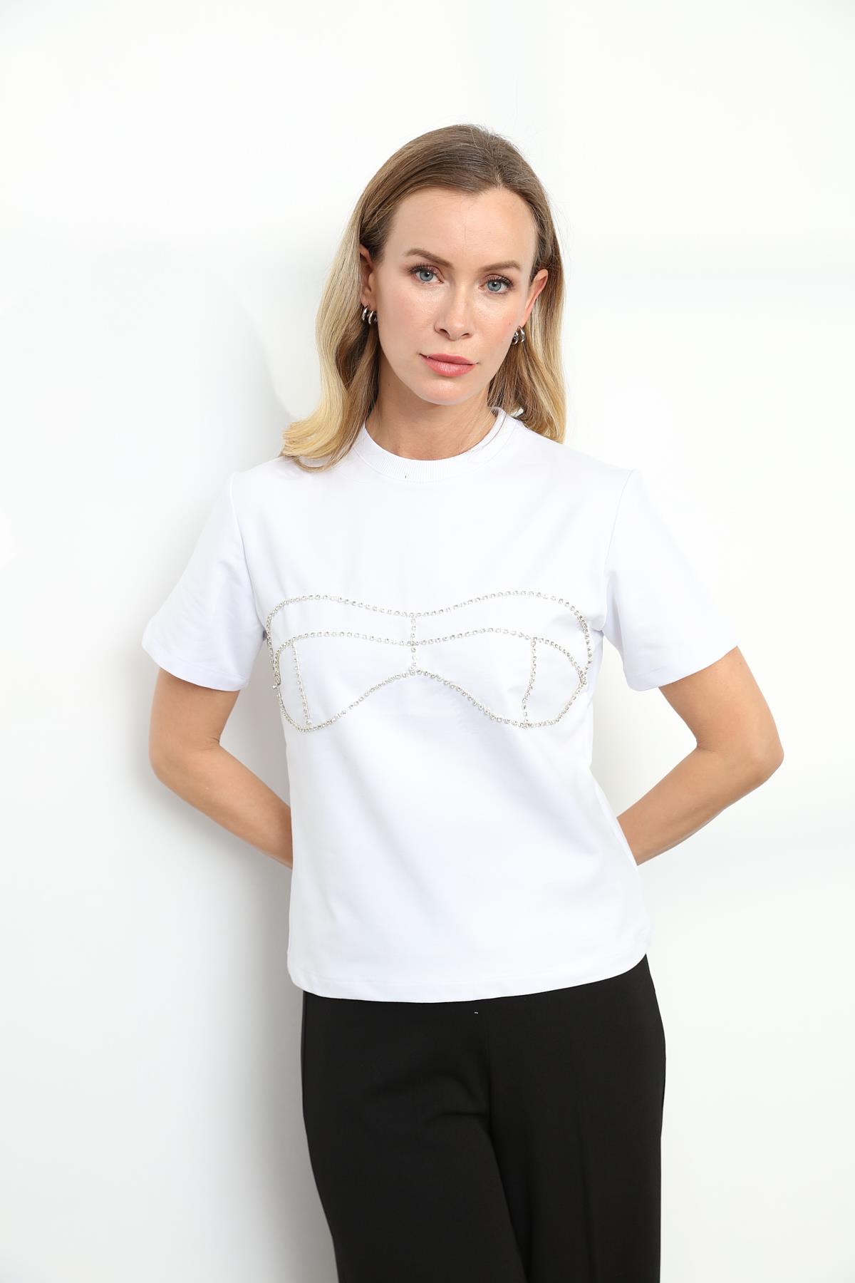 34127 ONU TASLI BASIC TSHIRT