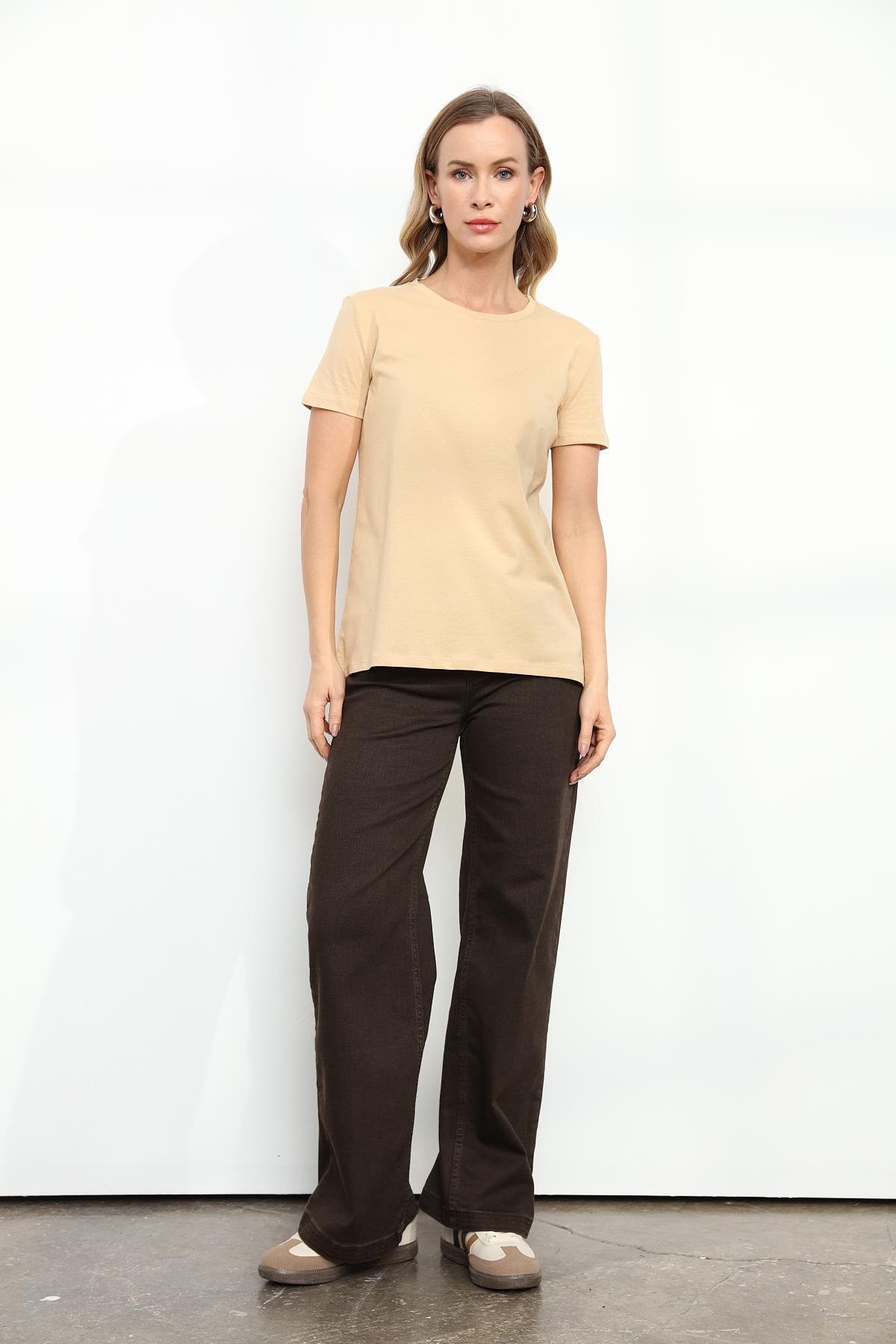 3471 BISIKLET YAKA BASIC TSHIRT