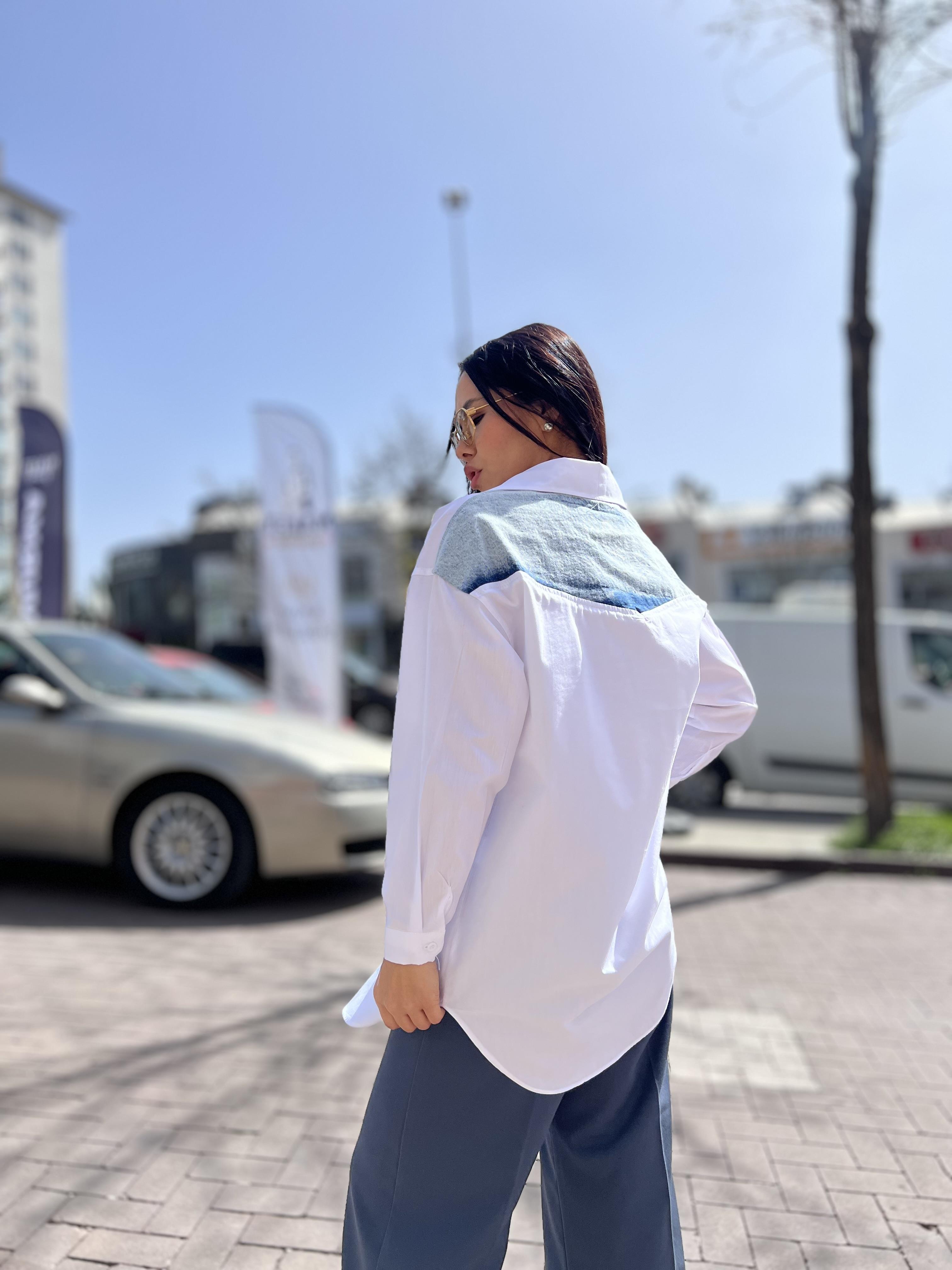 36769 KOT CEP DETAYLI GOMLEK