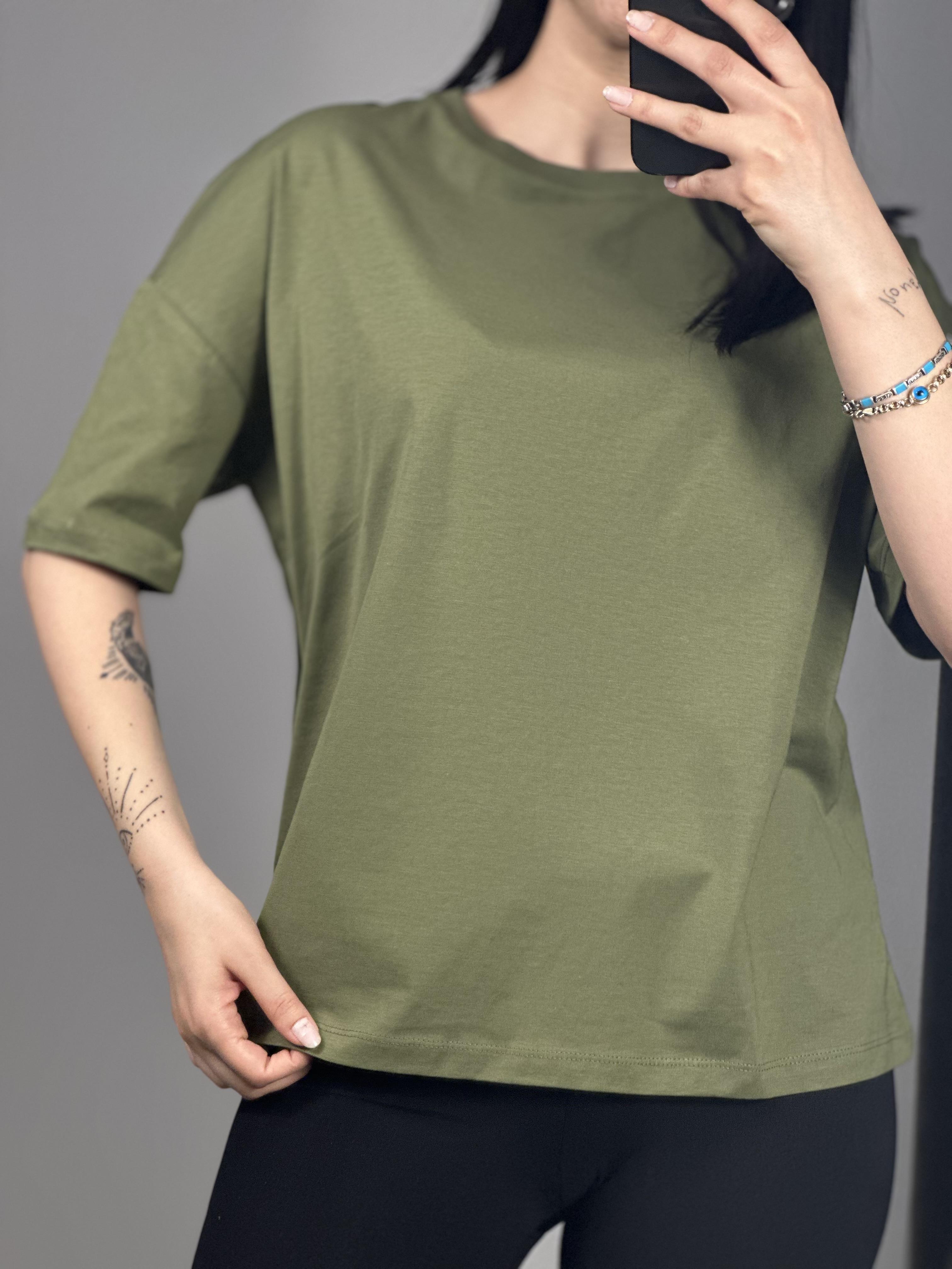 3683 SIFIR YAKA BASIC TSHIRT