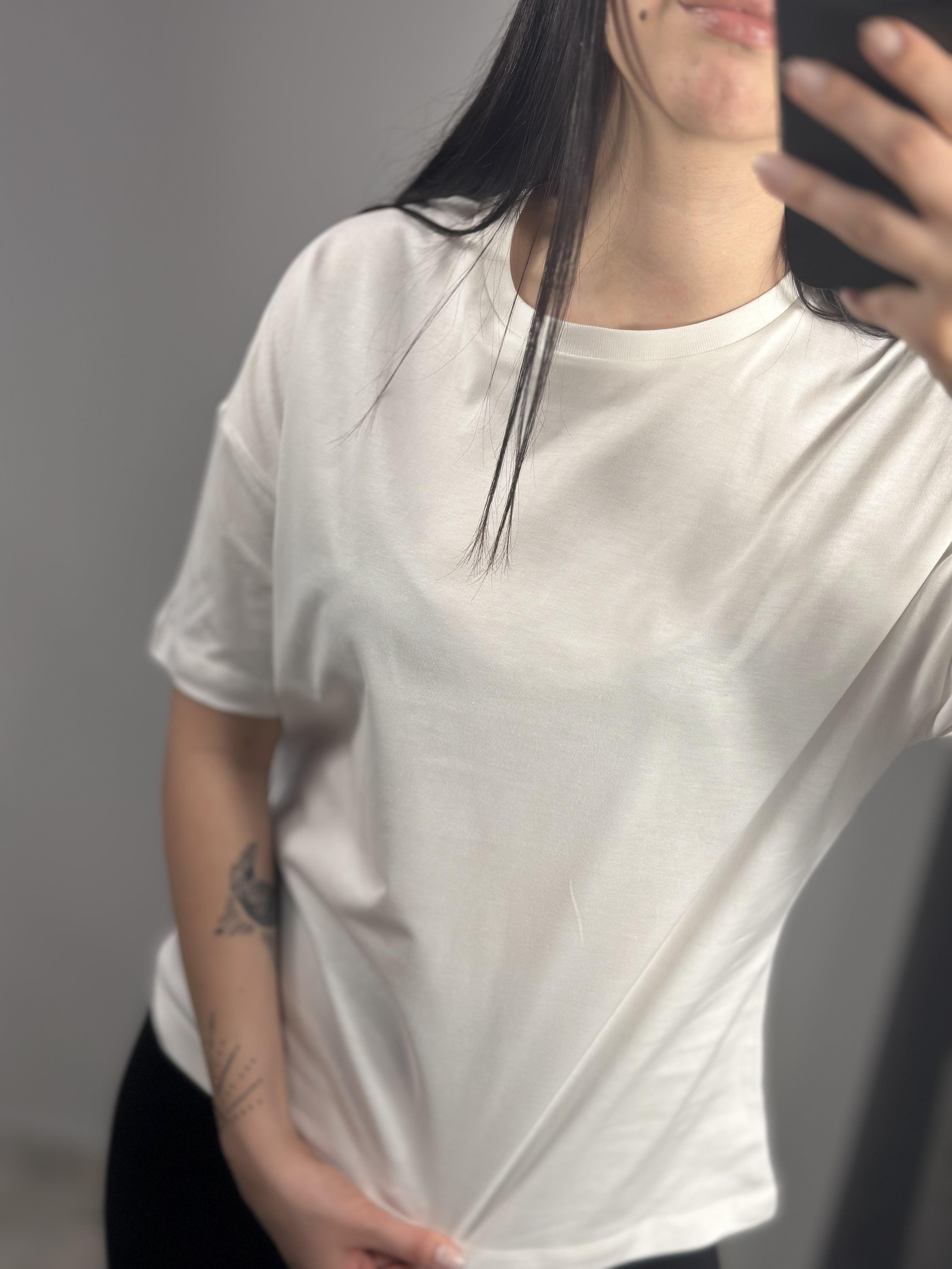 3683 SIFIR YAKA BASIC TSHIRT