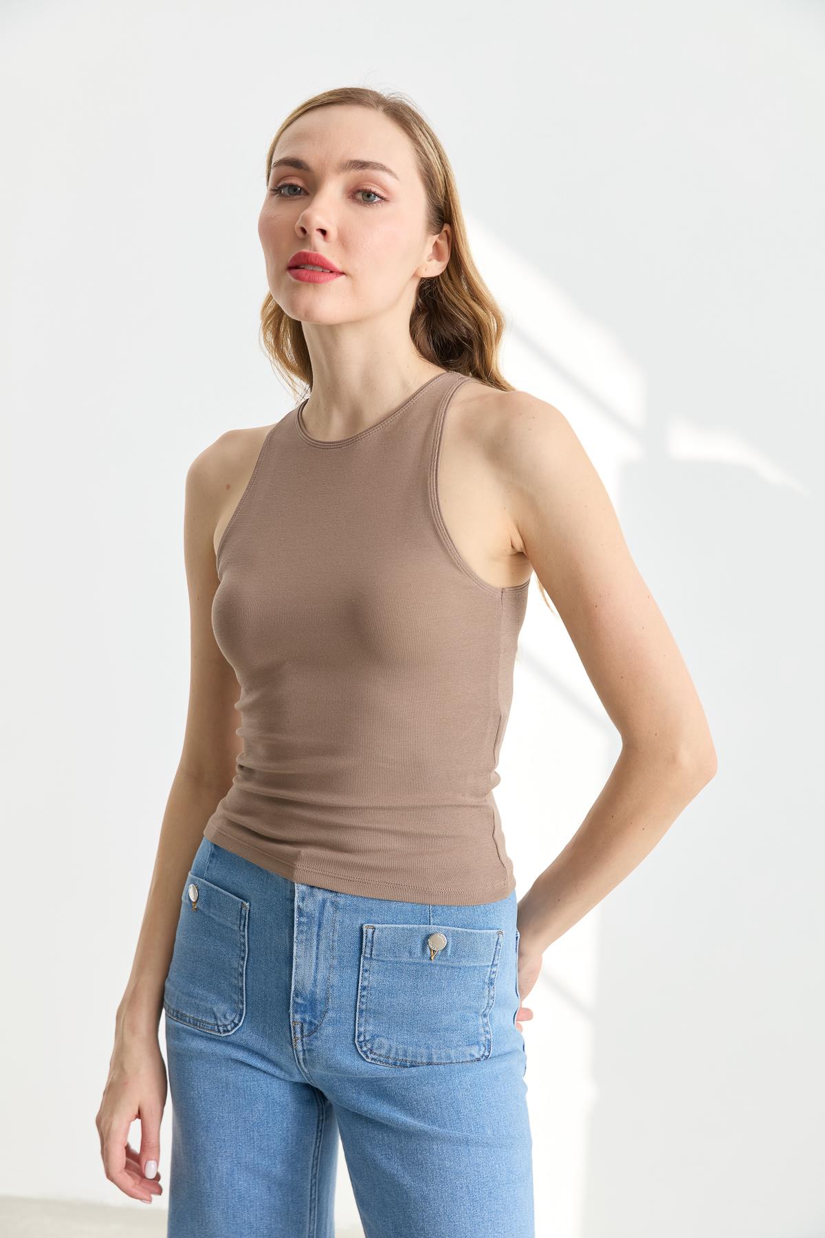 3694 HALTER YAKA TSHIRT