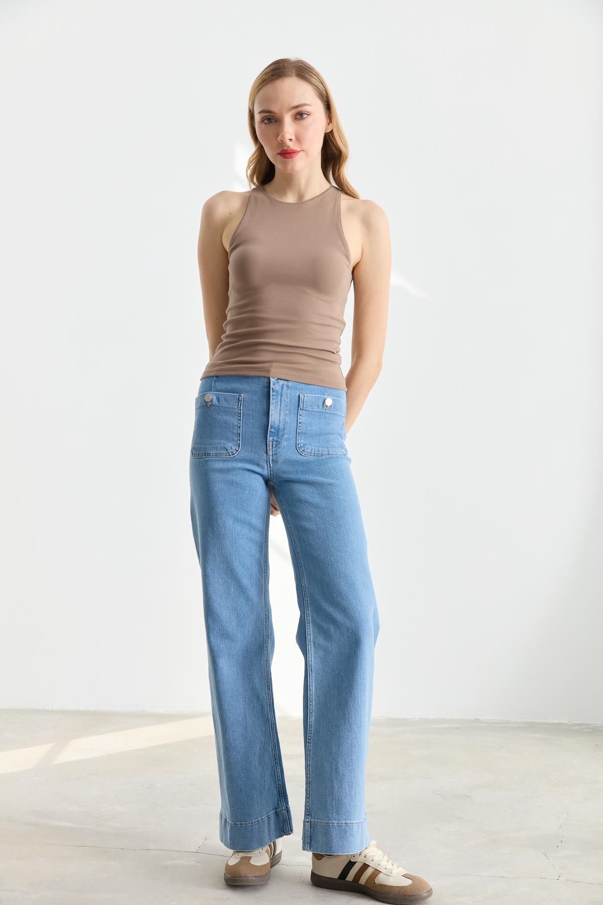 3694 HALTER YAKA TSHIRT