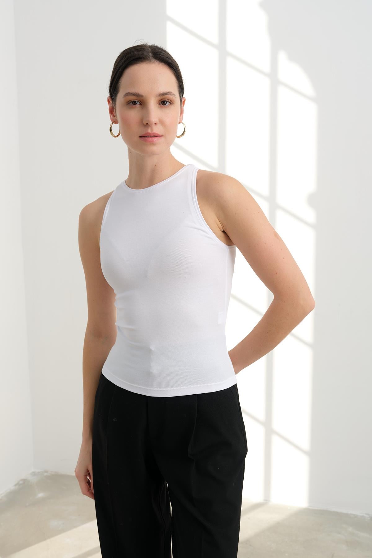 3694 HALTER YAKA TSHIRT
