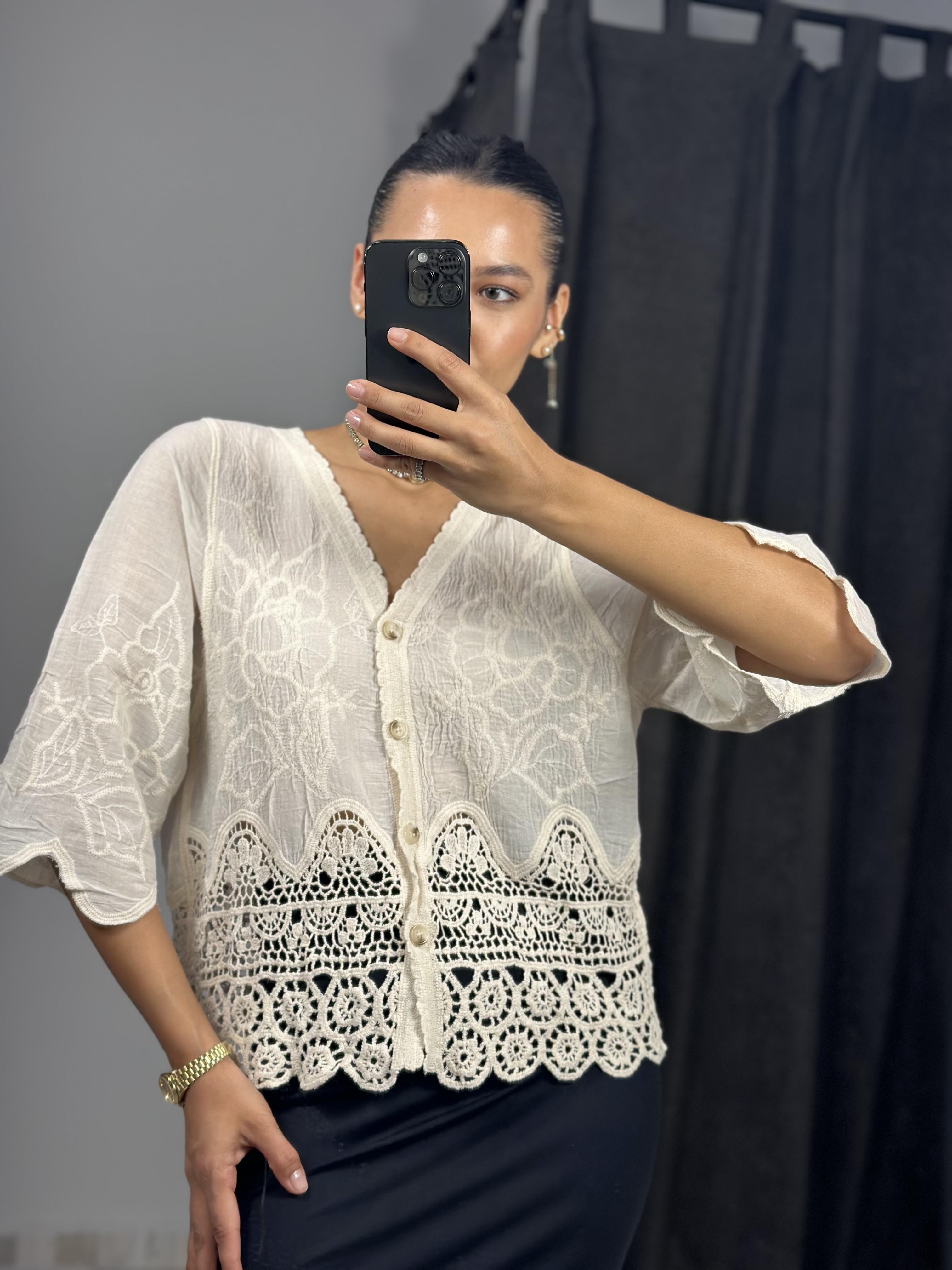 37465 ALTI DANTEL GOMLEK