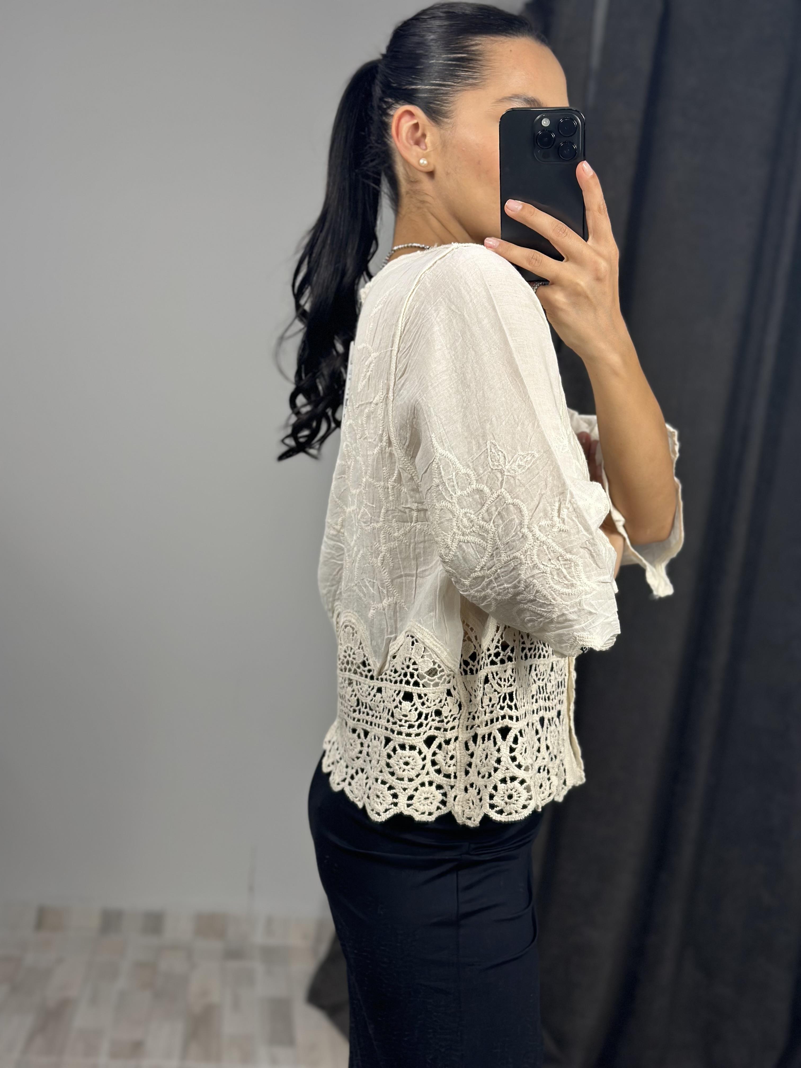 37465 ALTI DANTEL GOMLEK