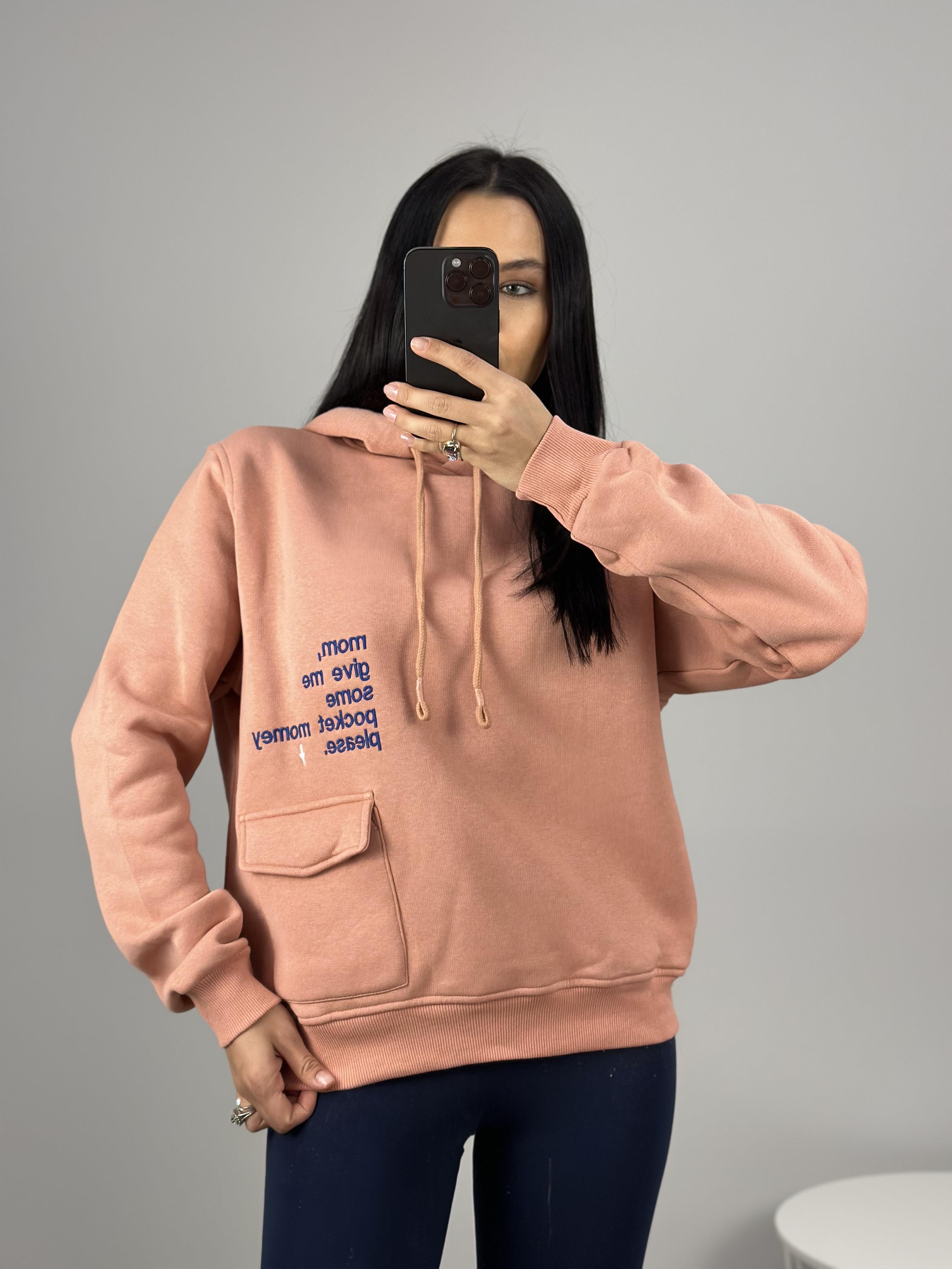 3931 CEP DETAYLI SWEAT