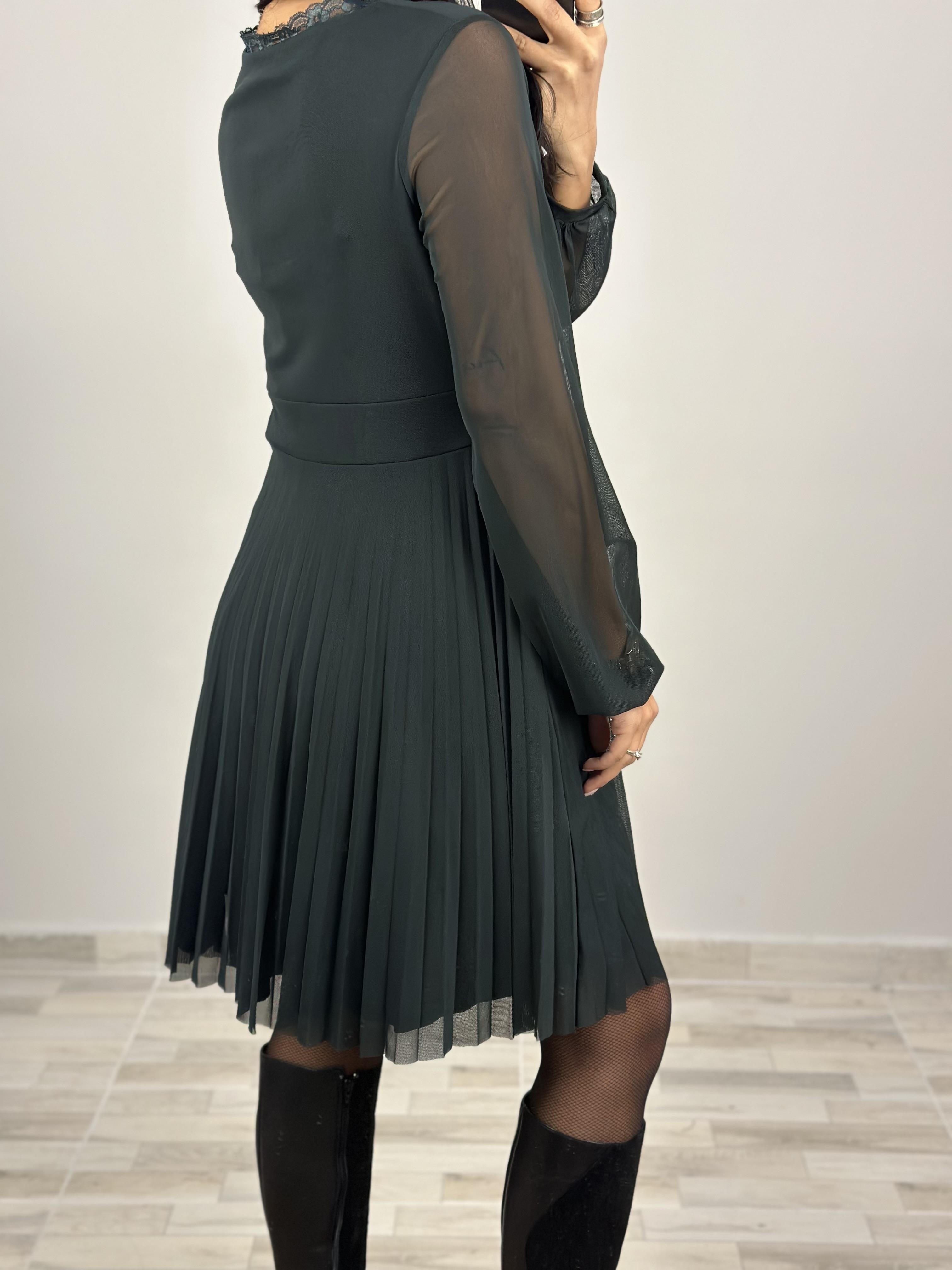 4543 PLISELI ELBISE