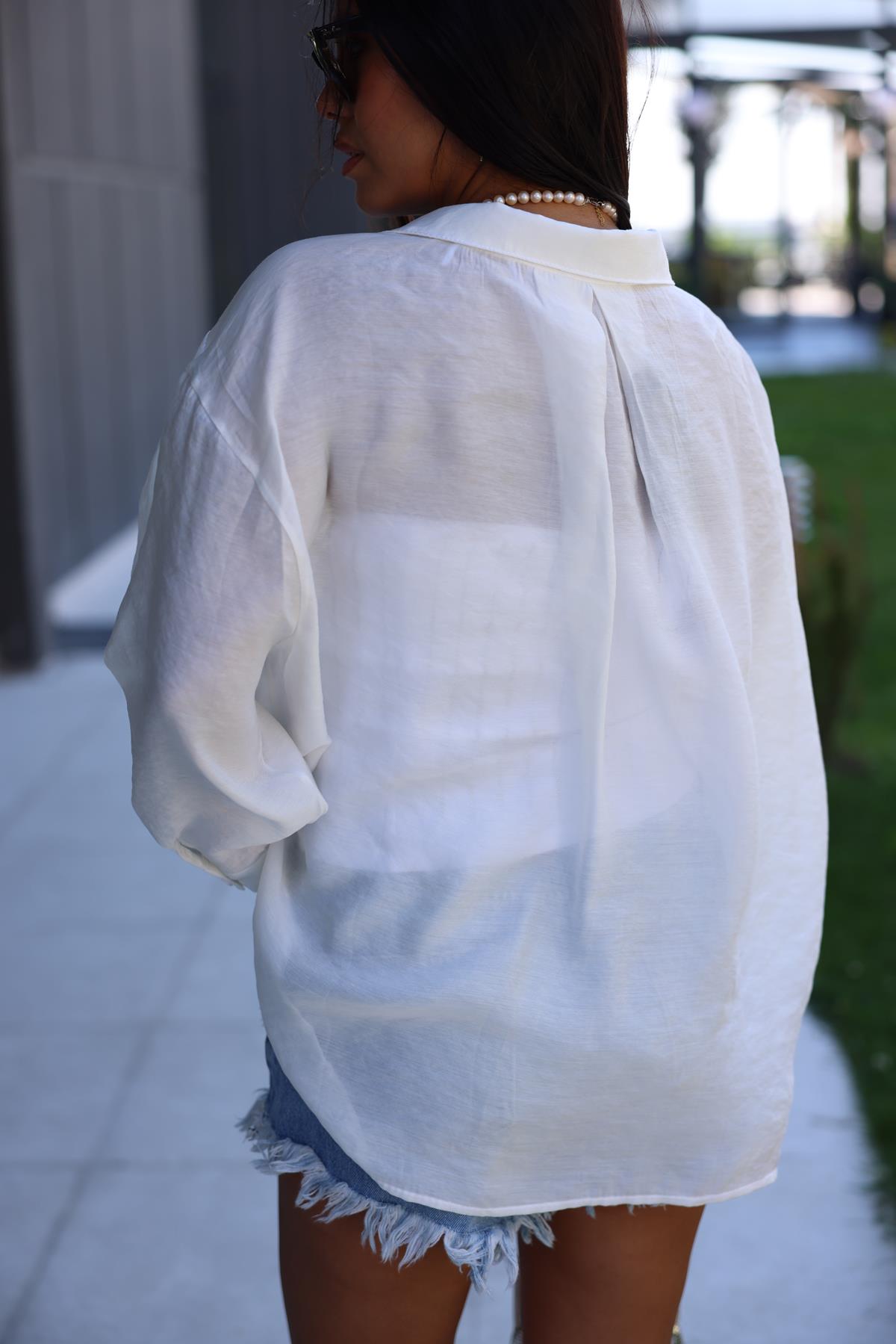 4612 OMZU DUSUK OVERSIZE GOMLEK