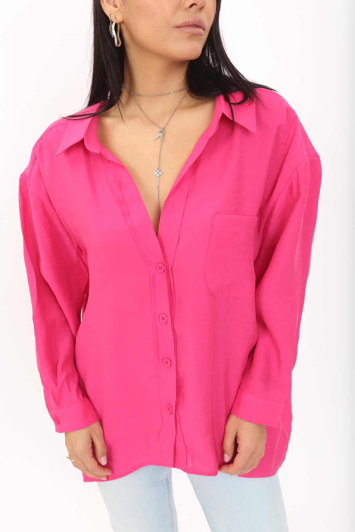 4612 OMZU DUSUK OVERSIZE GOMLEK