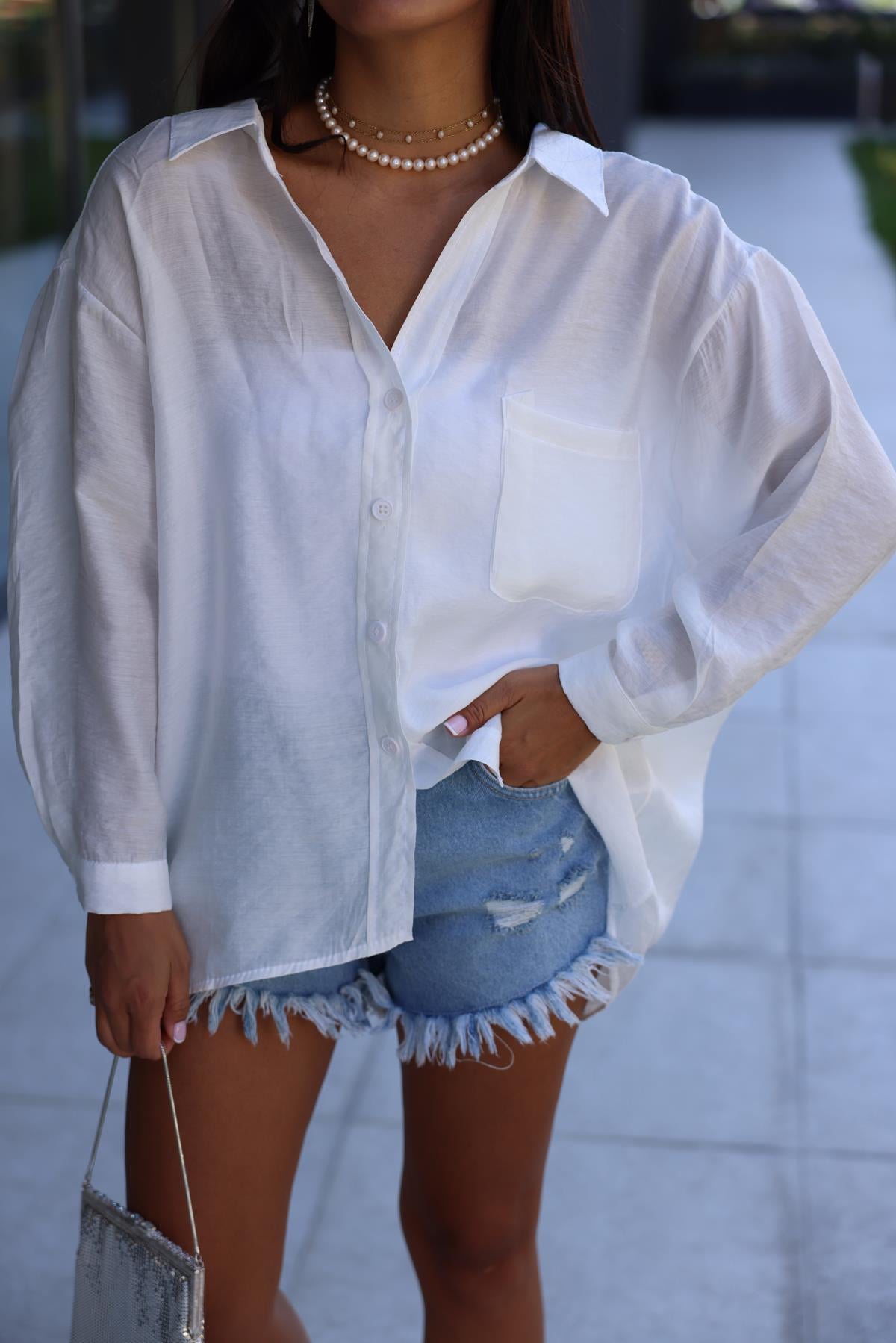 4612 OMZU DUSUK OVERSIZE GOMLEK