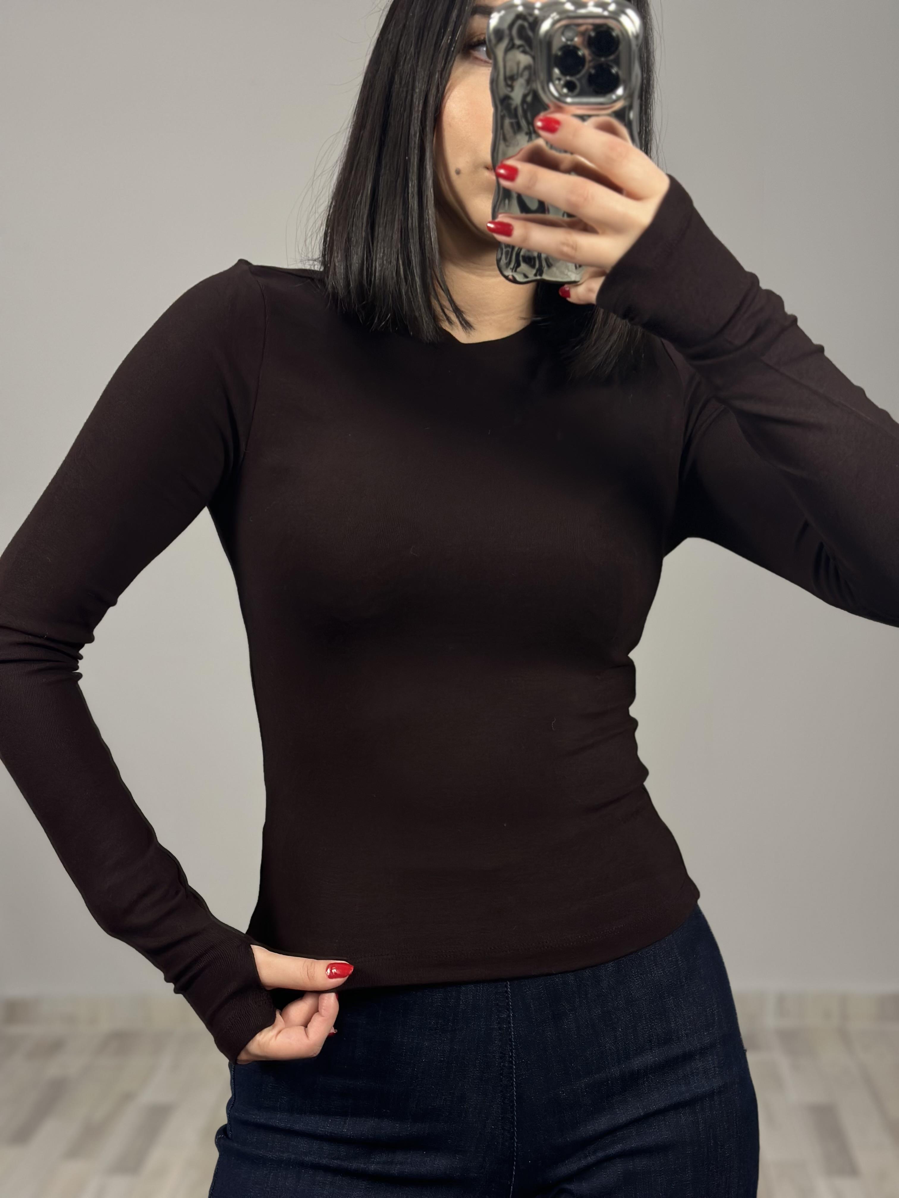5068 KOLU YIRTMACLI TSHIRT