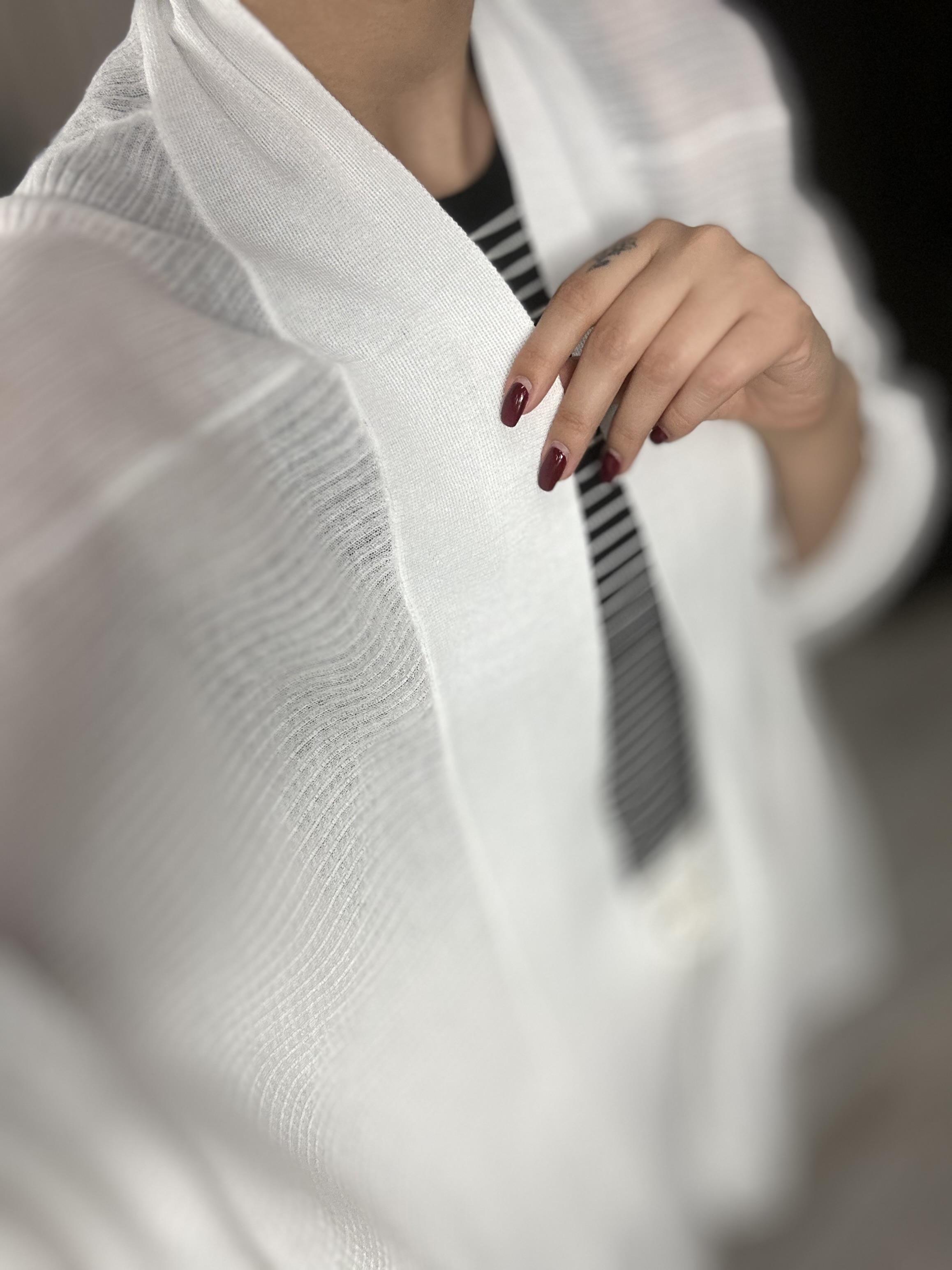 60232 KIMONO KOL INCE DOKULU ASIMETRIK TRIKO HIRKA