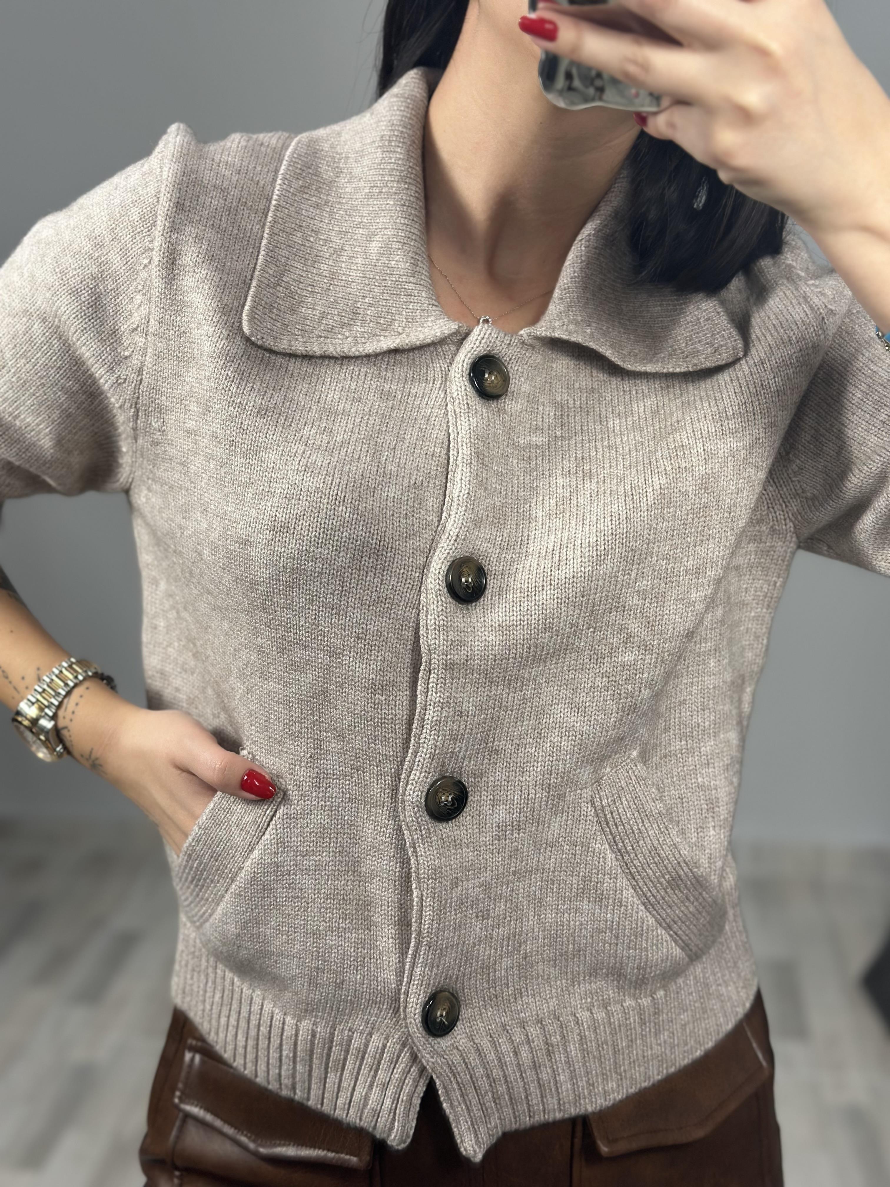 60285 POLO YAKA DUGMELI CEPLI TRIKO HIRKA