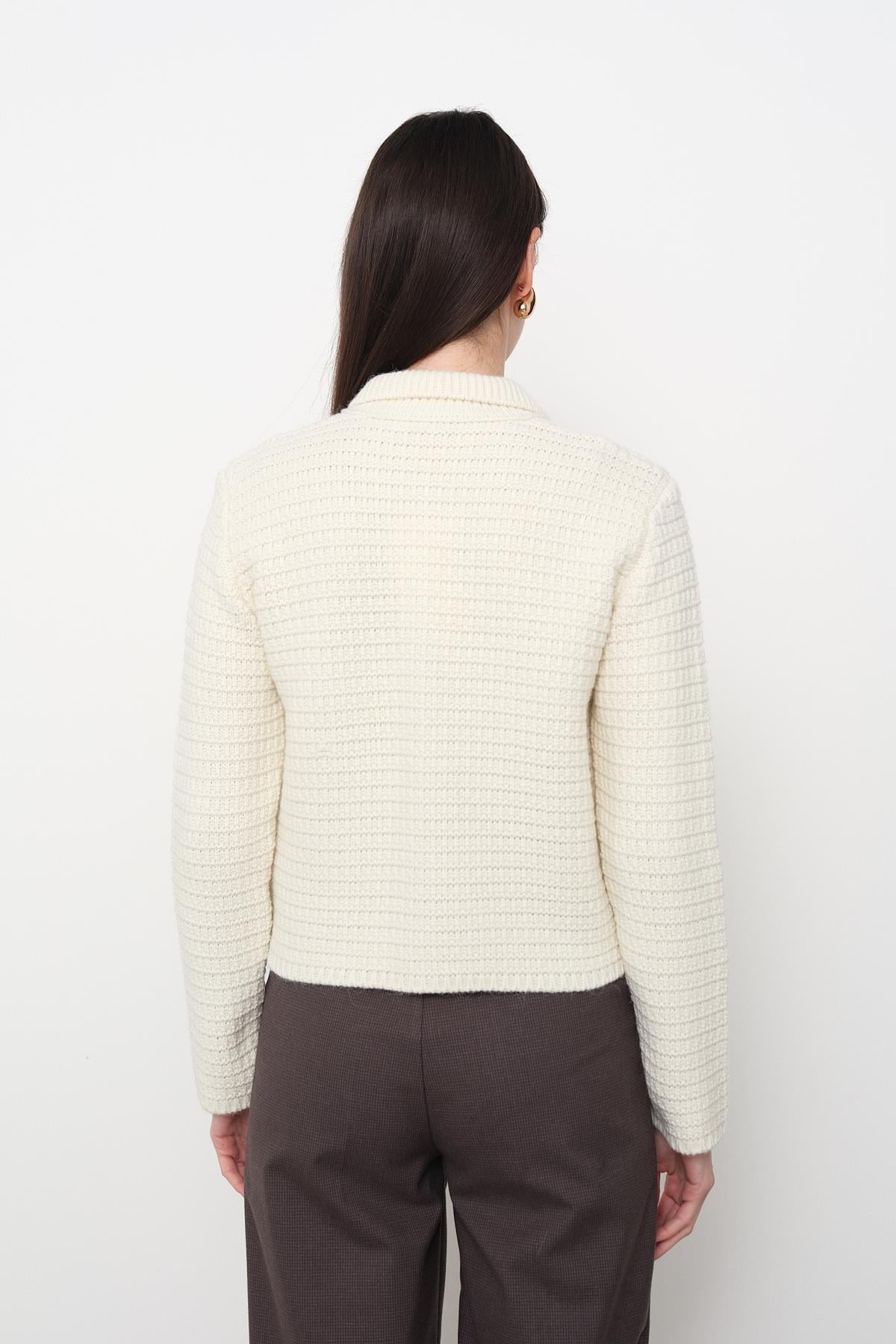 60925 POLO YAKA DUGMELI TRIKO HIRKA