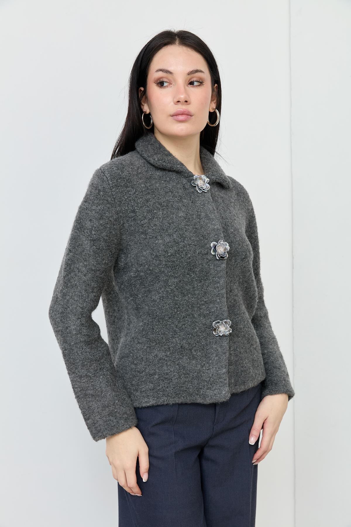 60932 POLO YAKA CICEK CITCITLI TRIKO HIRKA