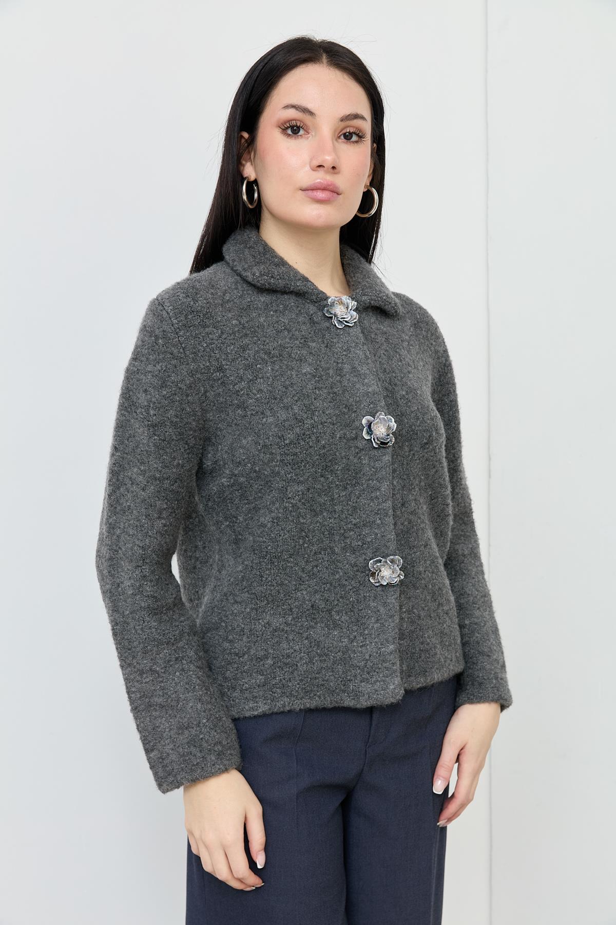 60932 POLO YAKA CICEK CITCITLI TRIKO HIRKA