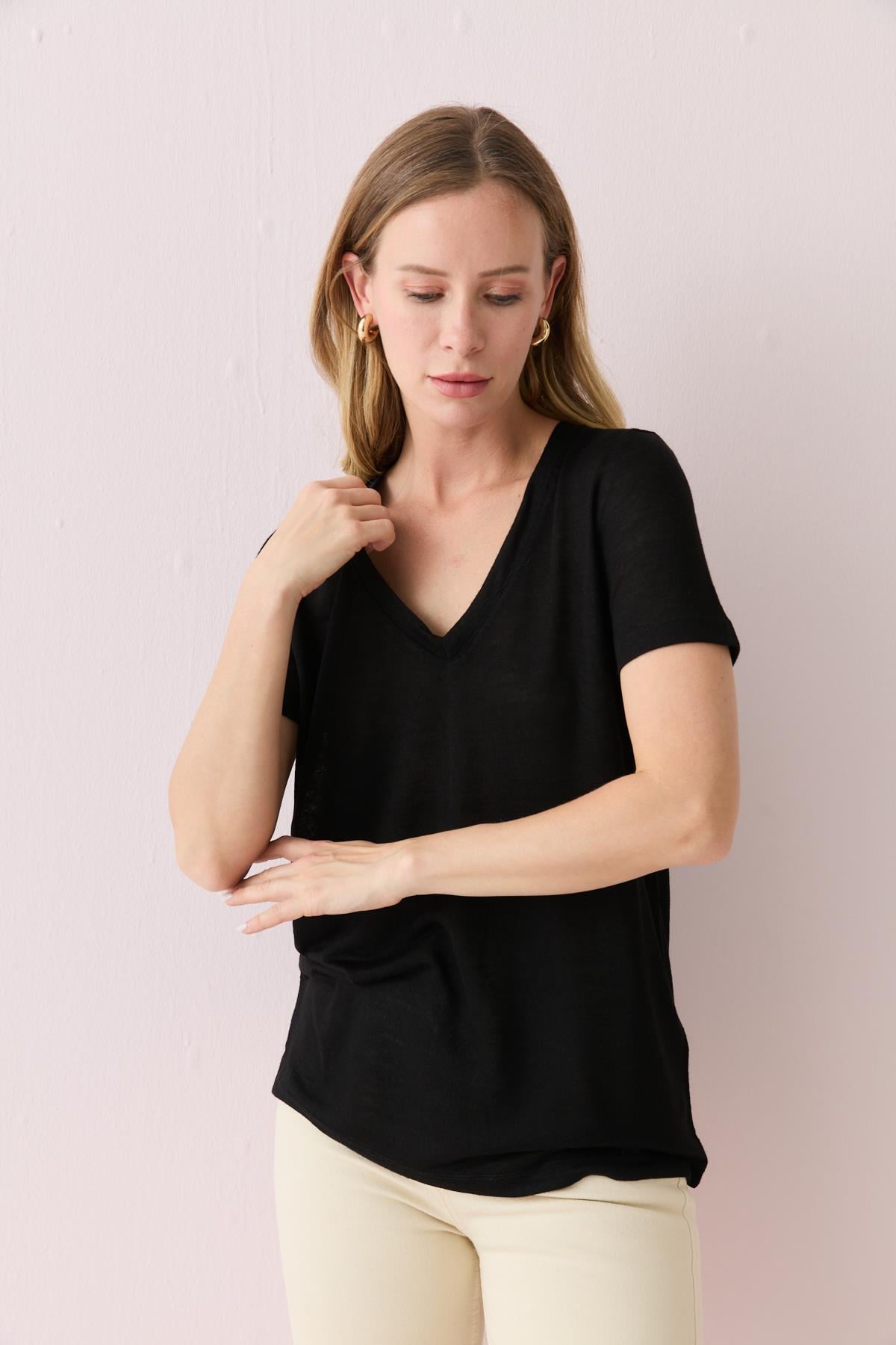 6201 V YAKA TSHIRT