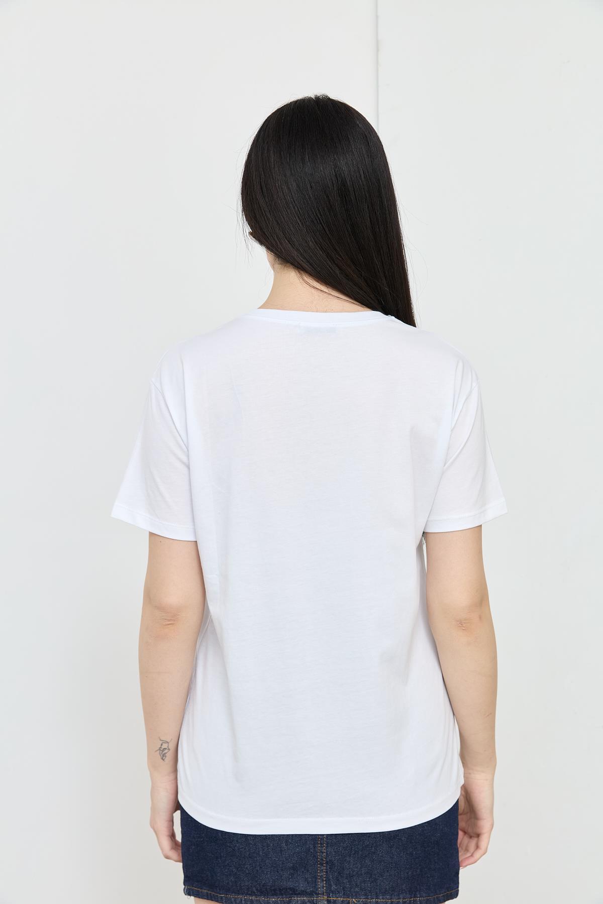 7112 KELEBEK ISLEMELI TSHIRT